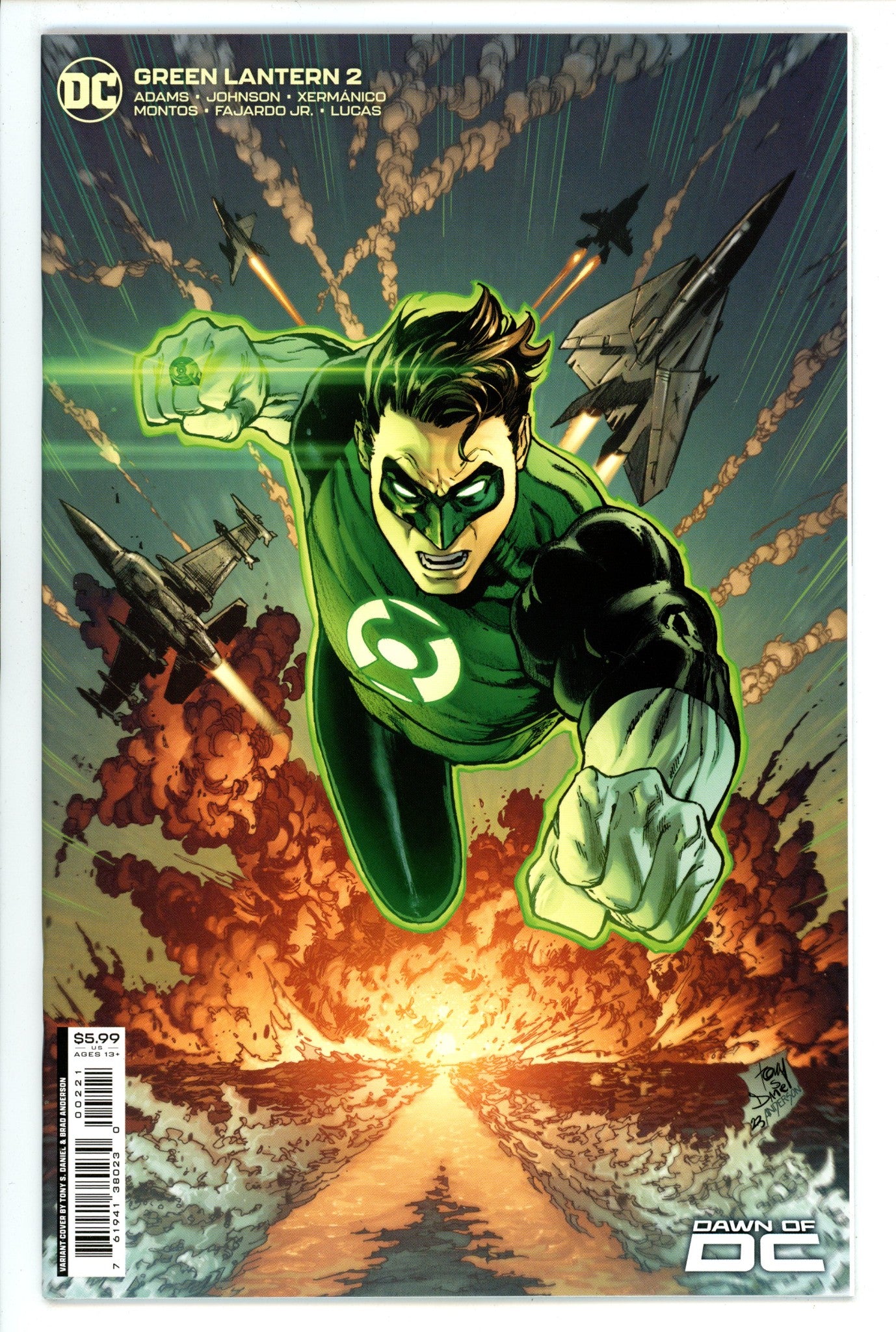 Green Lantern Vol 8 2 High Grade (2023) Daniel Variant 