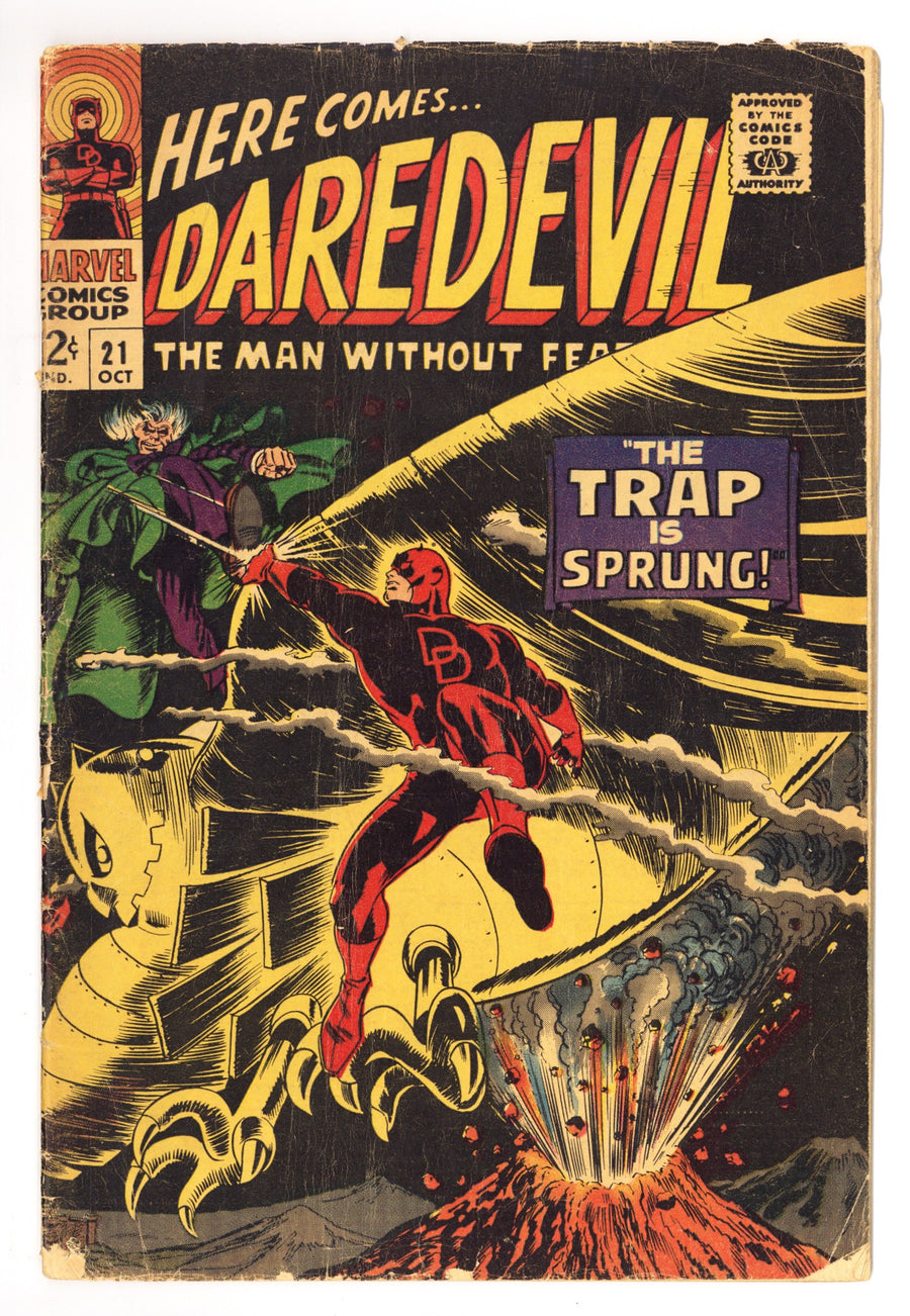 Daredevil Vol 1 21 GD (2.0) Colour Touch (1966) 