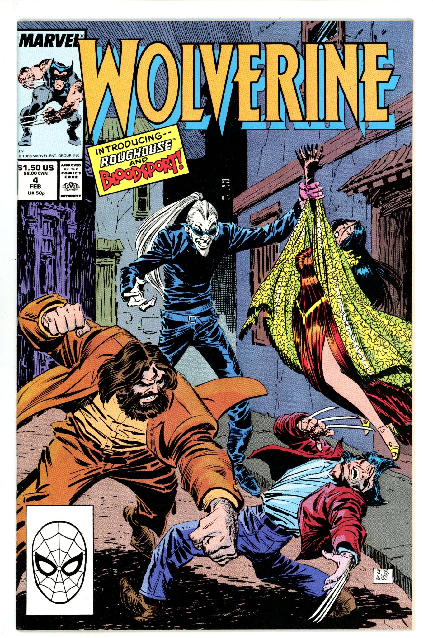 Wolverine Vol 2 4 Mid Grade (1989) 