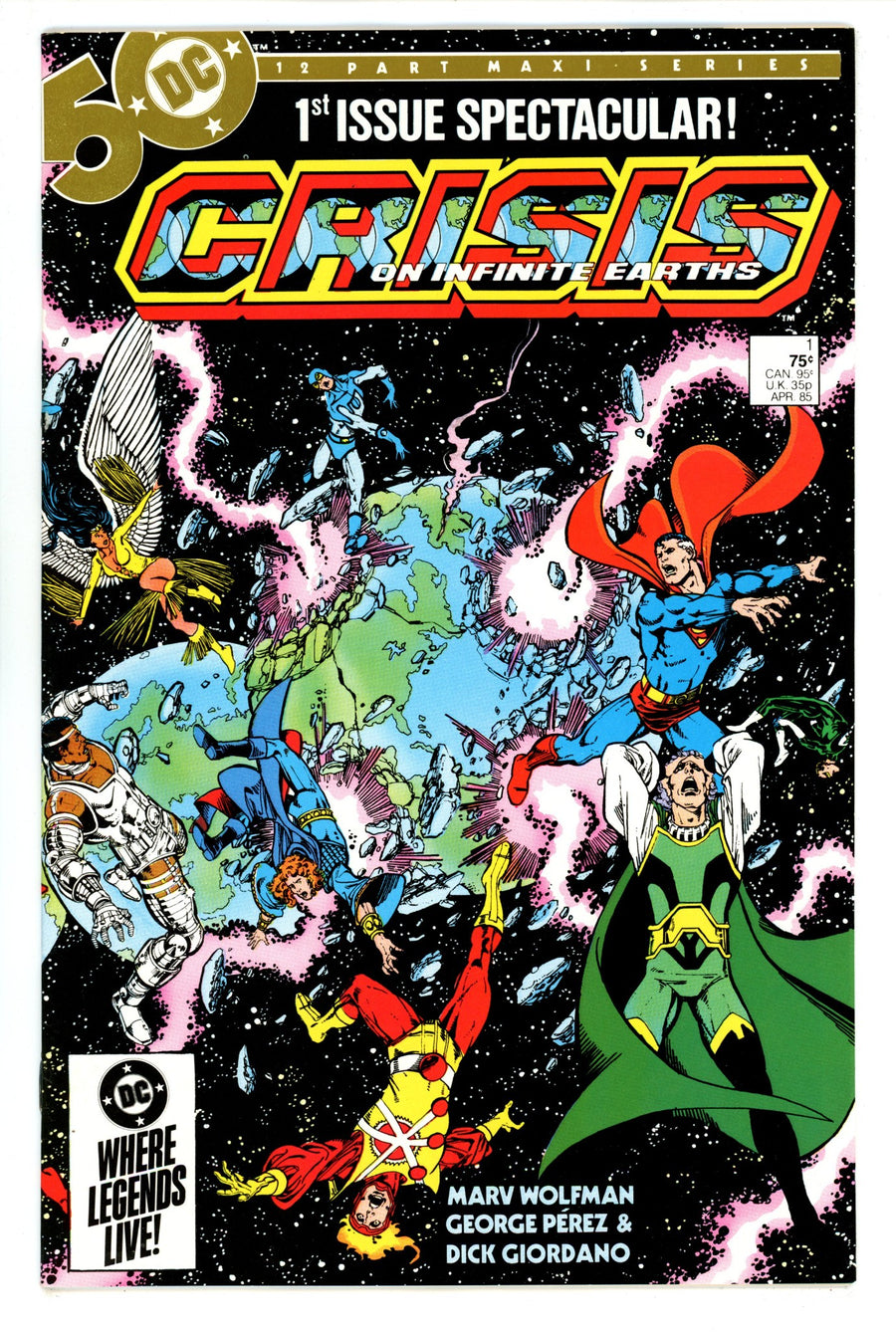 Crisis on Infinite Earths 1 VF- (7.5) (1985) 