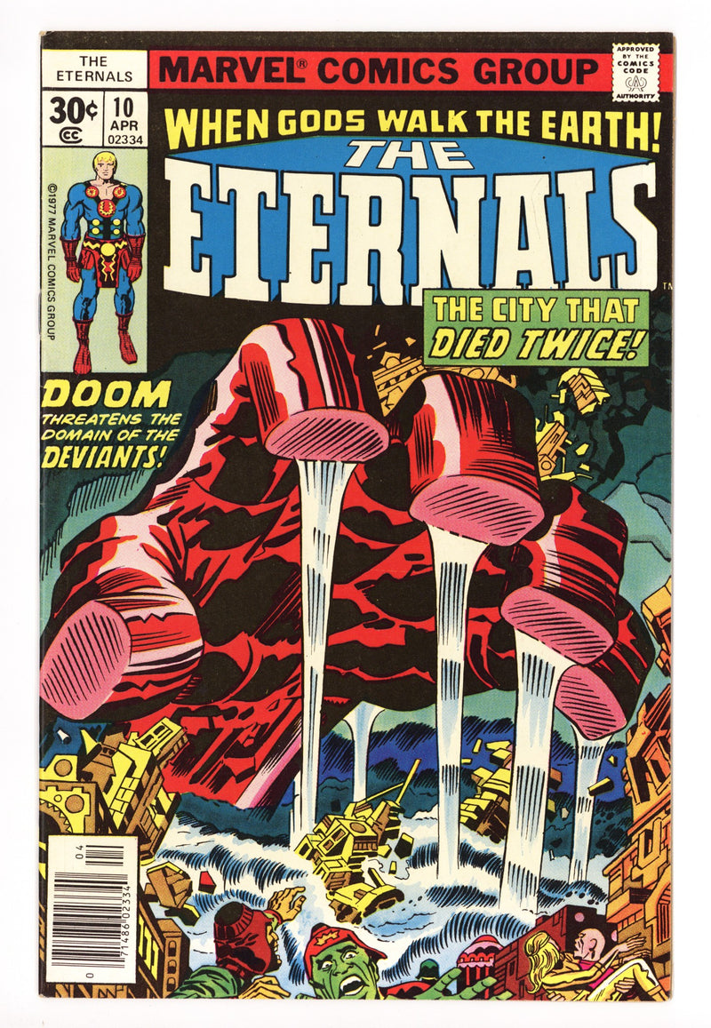 The Eternals Vol 1 10 Mid Grade (1977) 