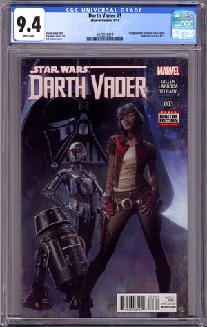Darth Vader Vol 1 3 CGC 9.4 (NM) (2015)