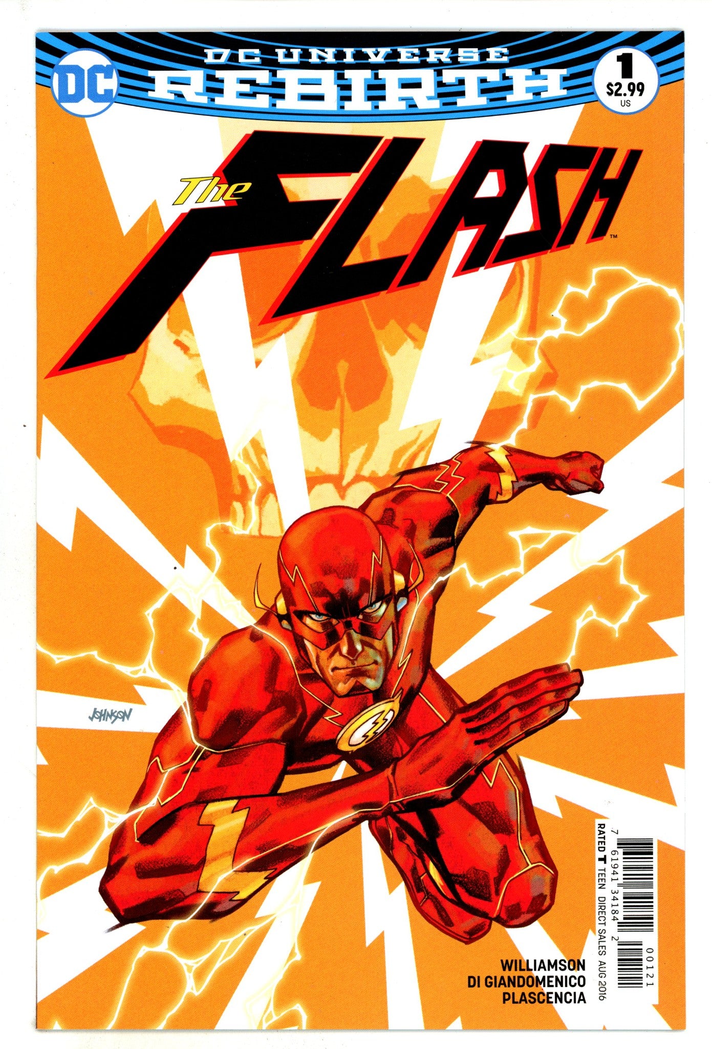The Flash Vol 5 1 High Grade (2016) Johnson Variant 