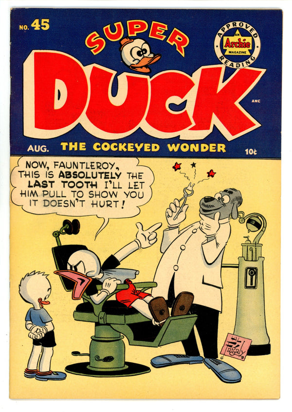 Super Duck Comics 45 NM- (9.2) (1952)