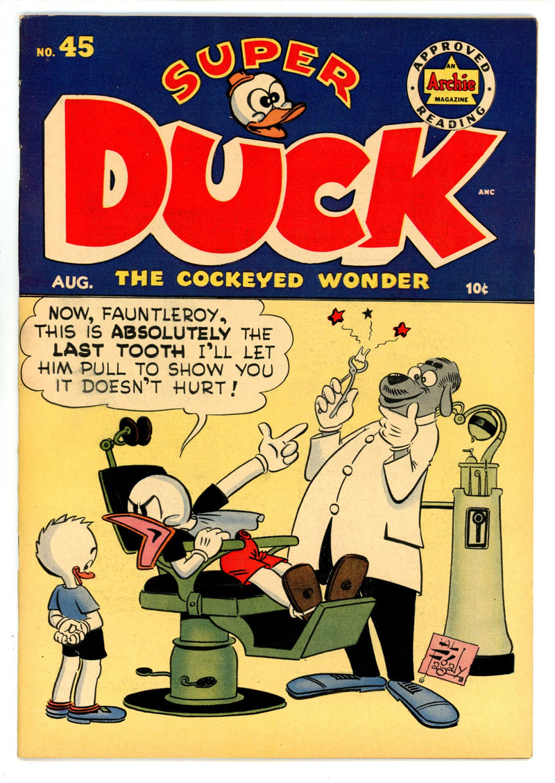 Super Duck Comics 45 NM- (9.2) (1952) 