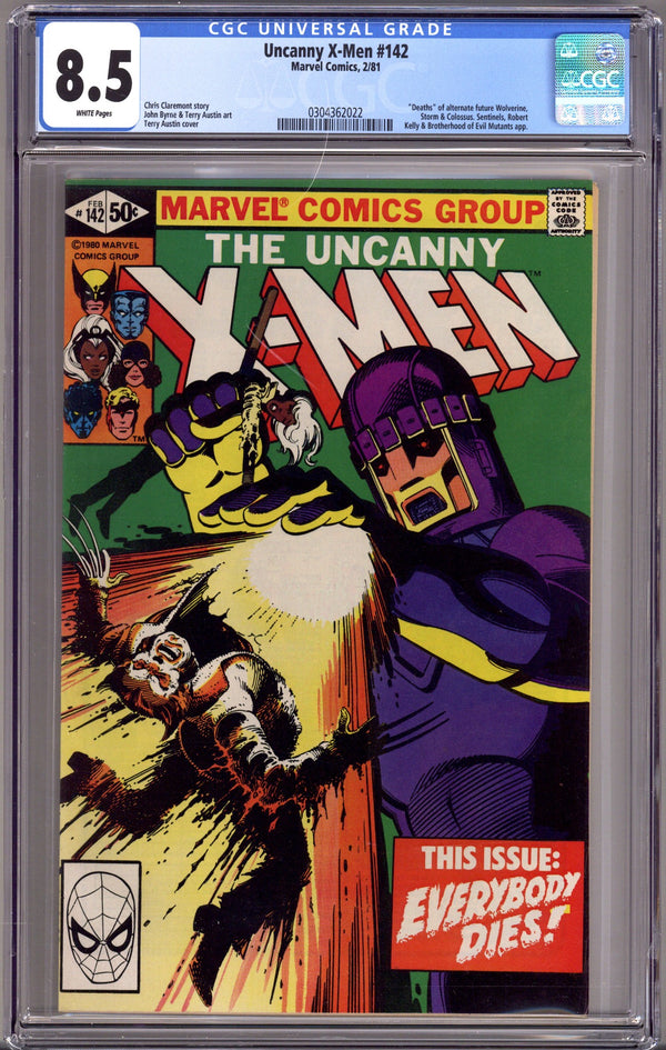 The Uncanny X-Men Vol 1 142 CGC 8.5 (VF+) (1981)