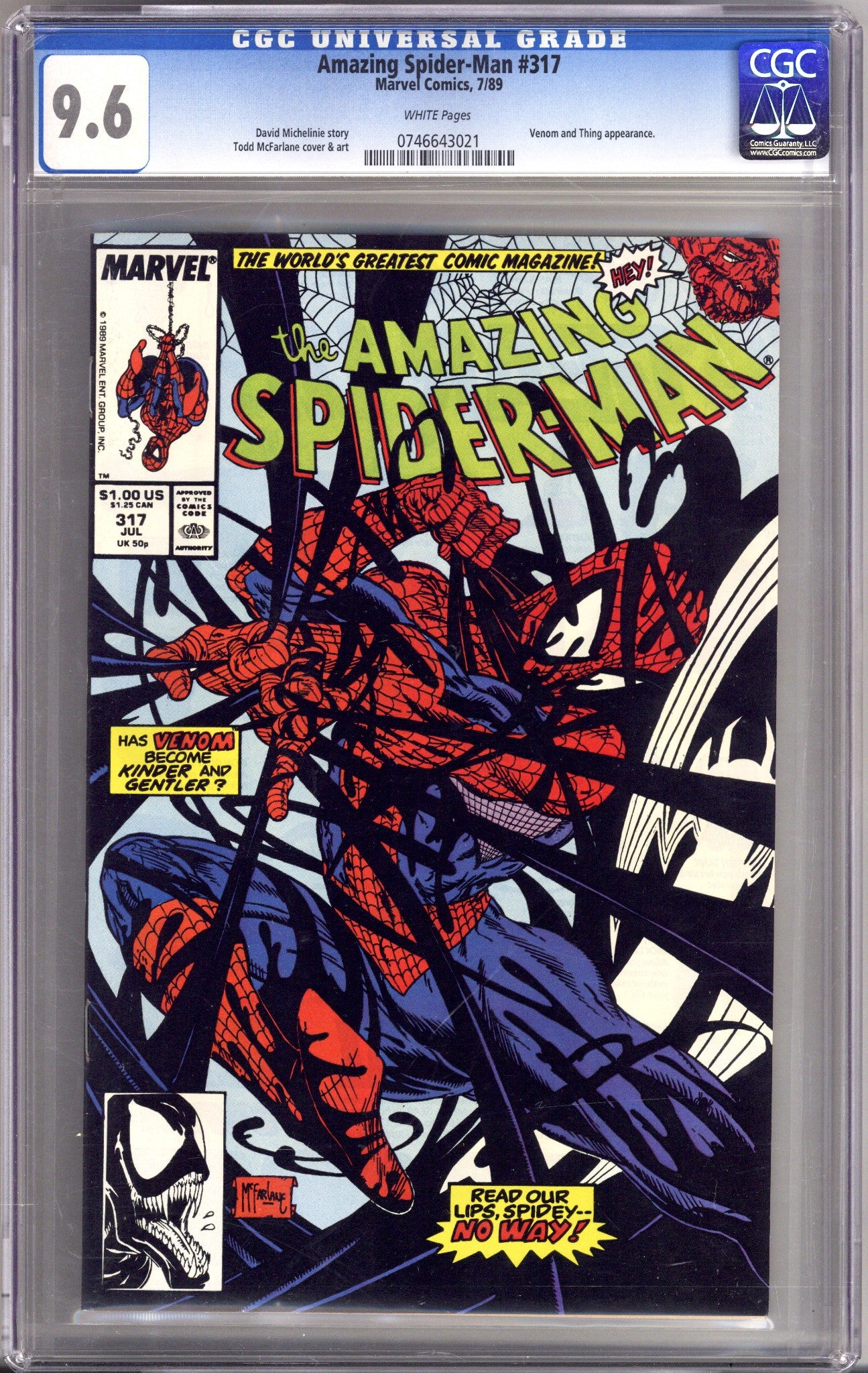 The Amazing Spider-Man Vol 1 317 CGC 9.6 (NM+)   (1989)        