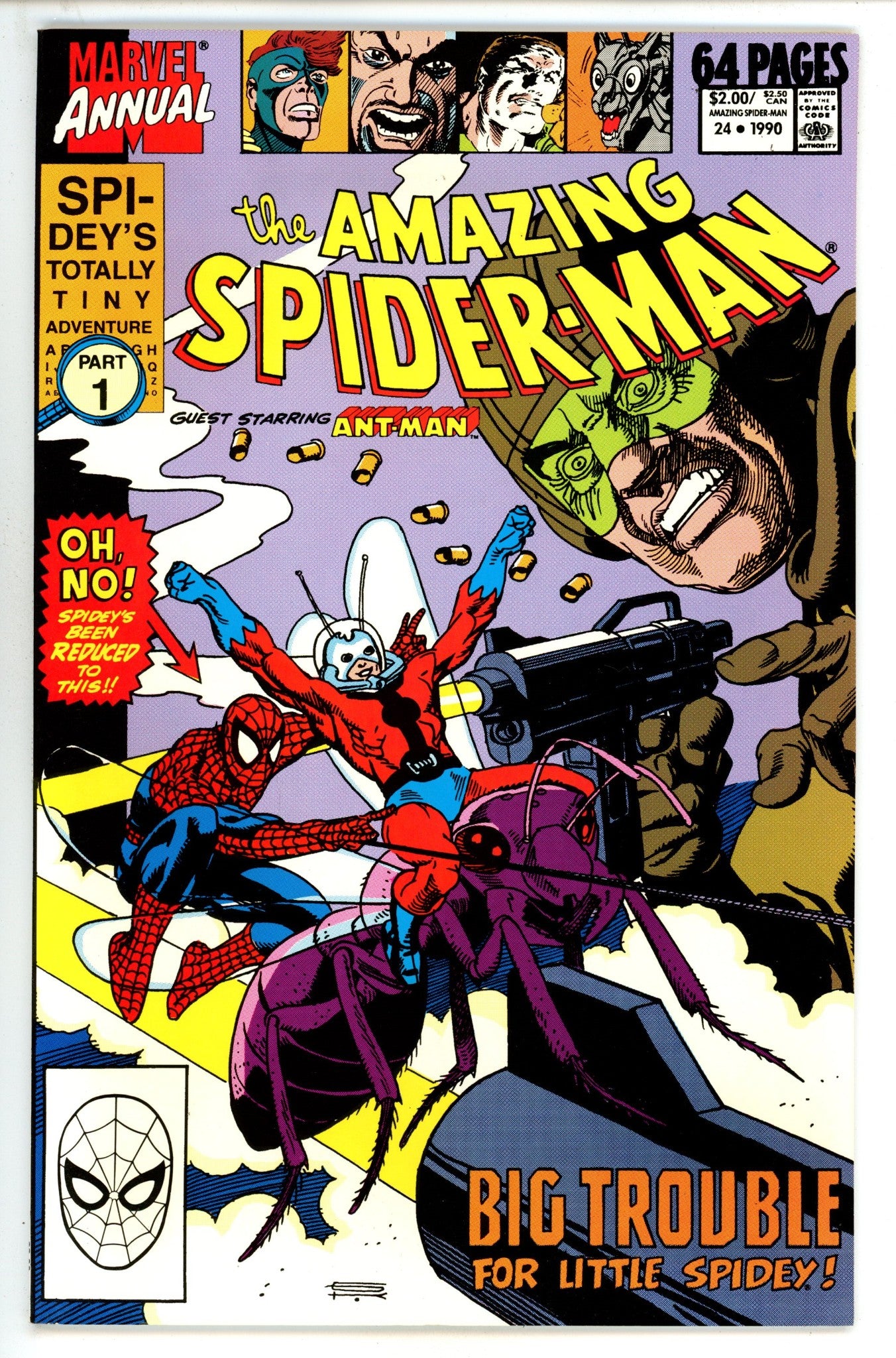 The Amazing Spider-Man Annual Vol 1 24 NM- (9.2) (1990) 