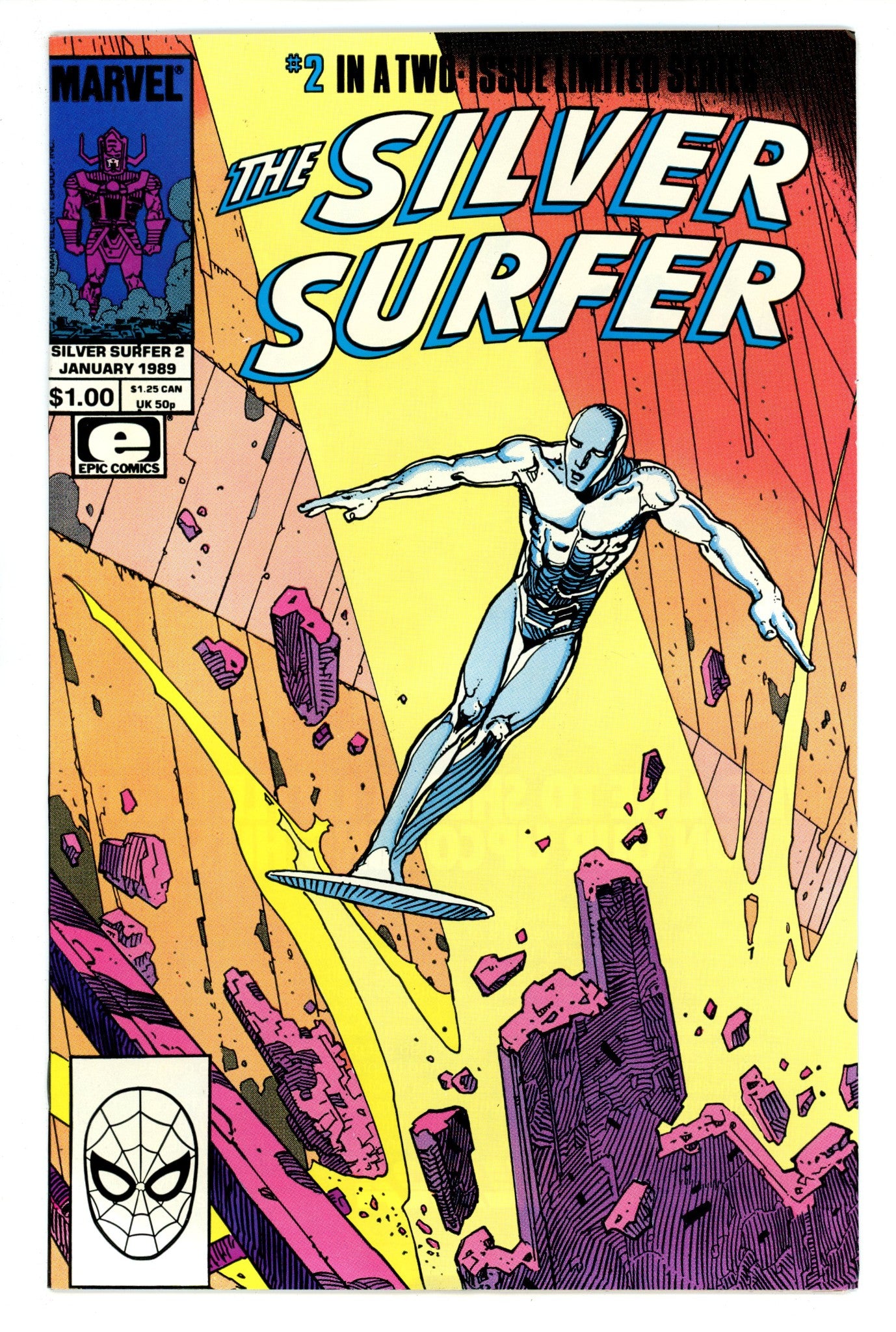 The Silver Surfer Vol 4 2 VF (8.0) (1989) 