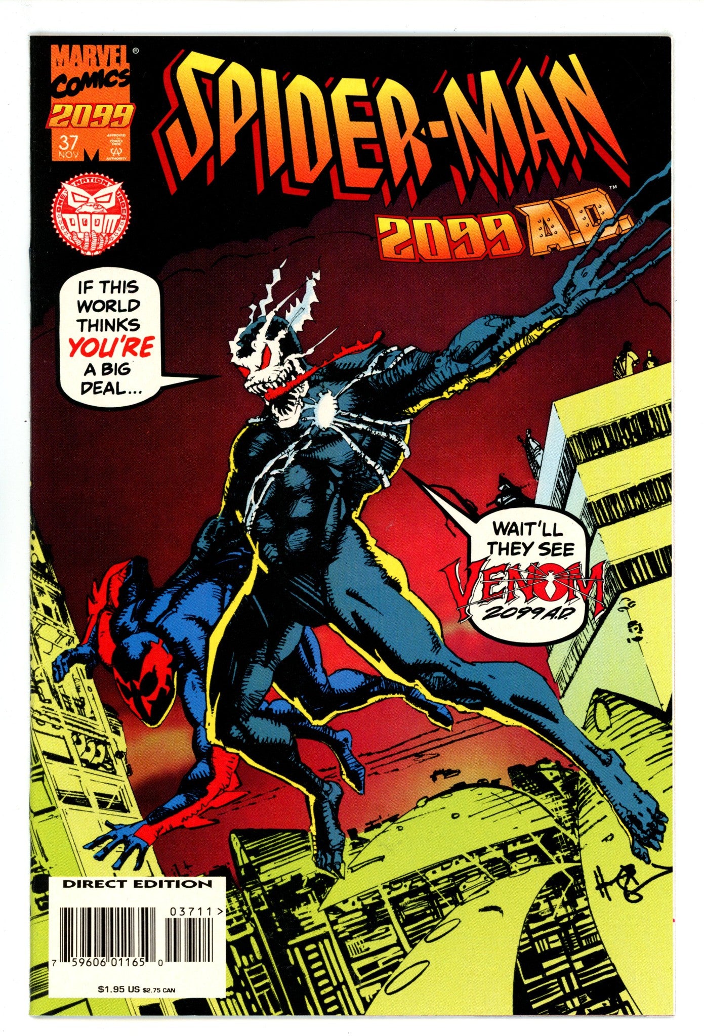 Spider-Man 2099 Vol 1 37 NM (9.4) (1995) 