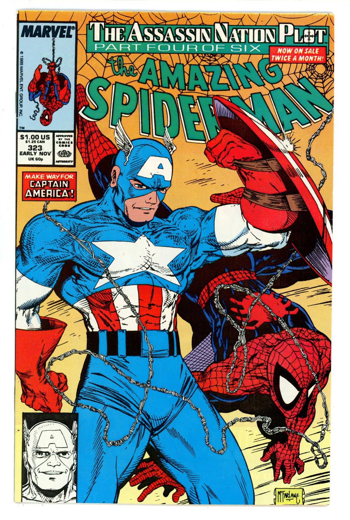 The Amazing Spider-Man Vol 1 323 VF- (7.5) (1989) 