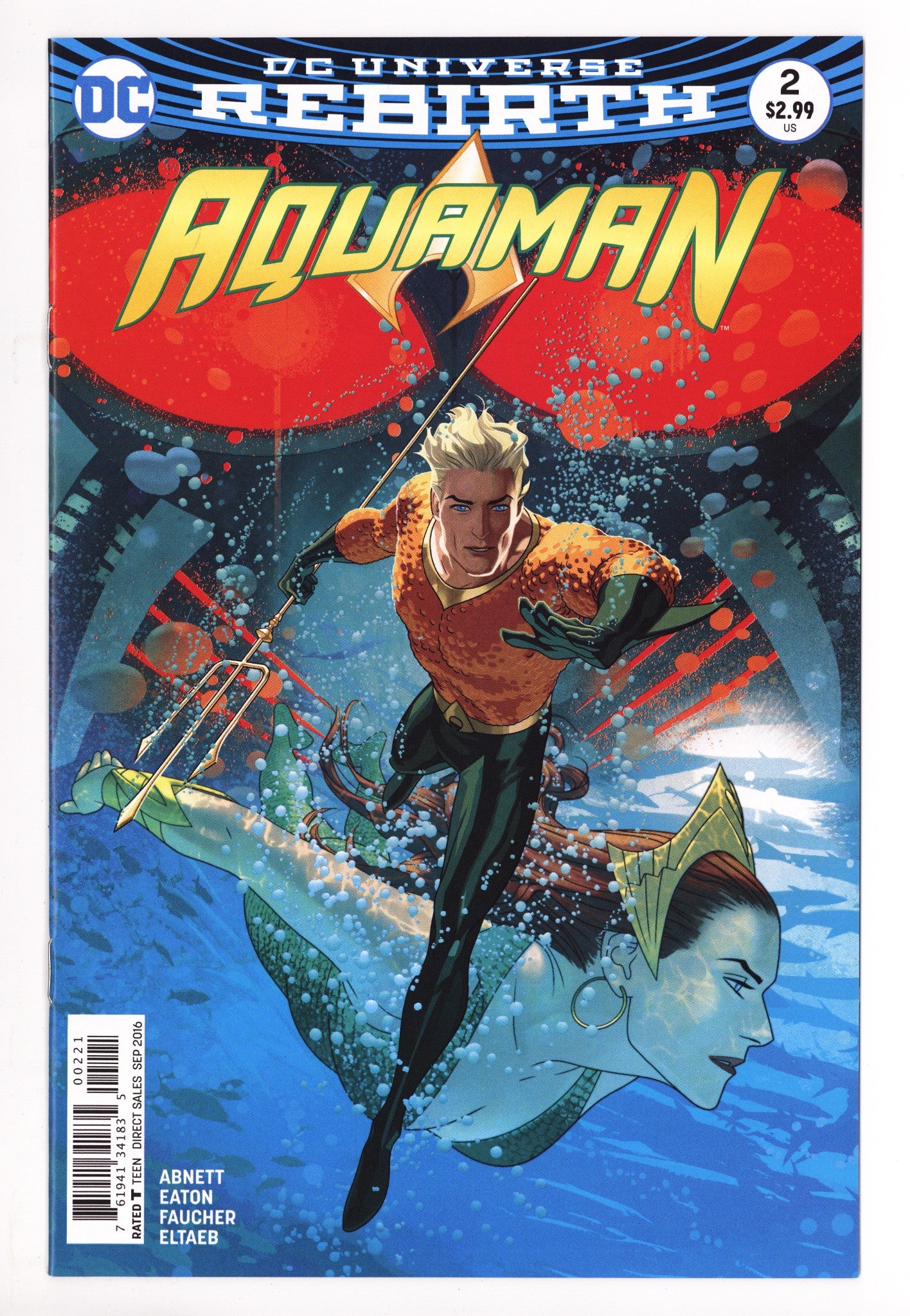 Aquaman Vol 8 2 High Grade (2016) Middleton Variant 
