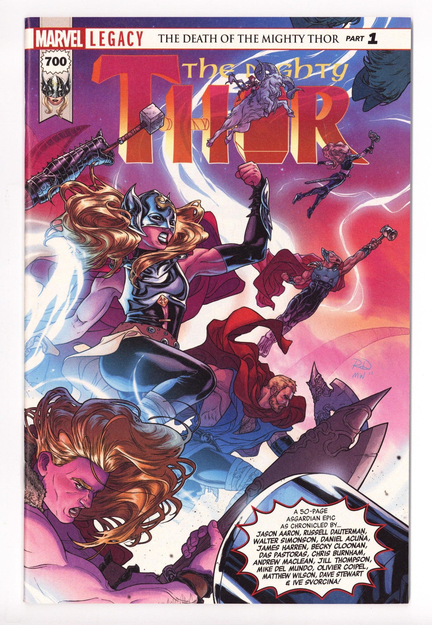 Mighty Thor Vol 2 700 High Grade (2017) 