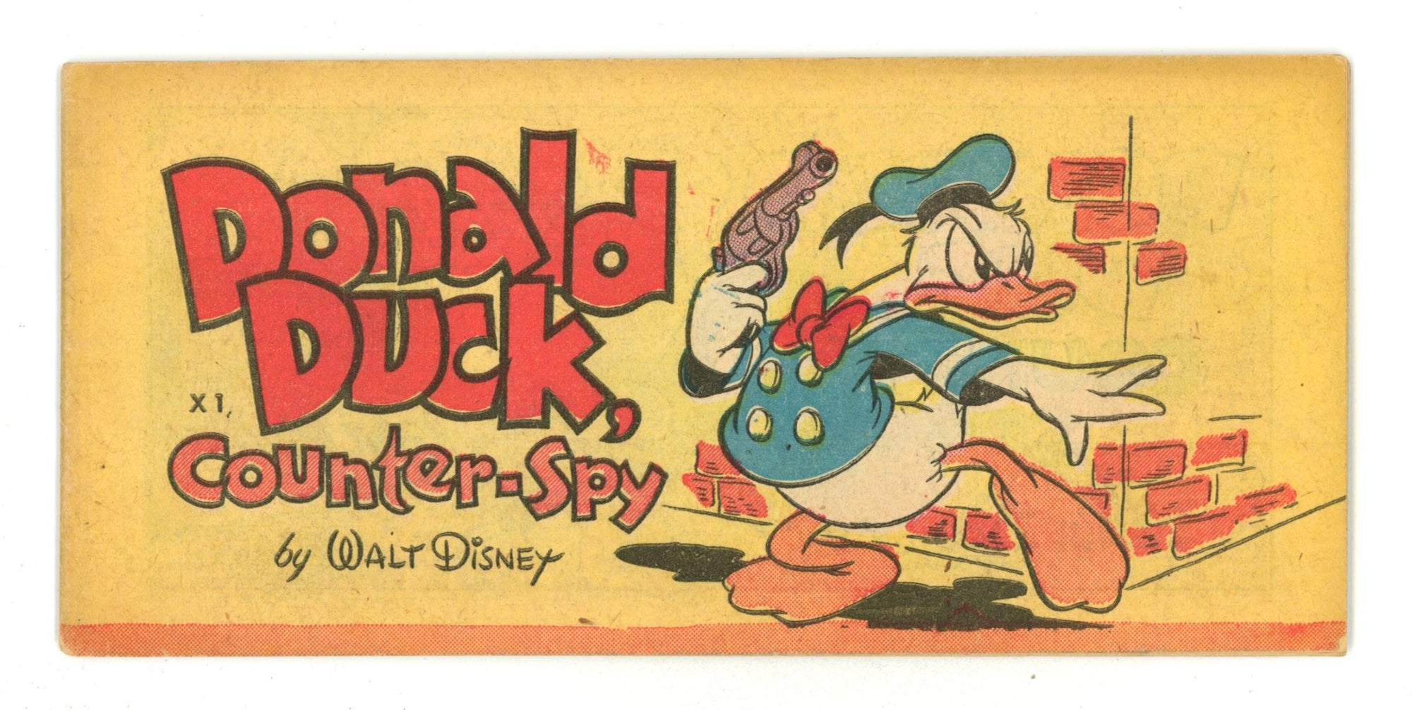 Cherrios Premium - Donald Duck Counter Spy X-1 VF+ (8.5) (1947) 