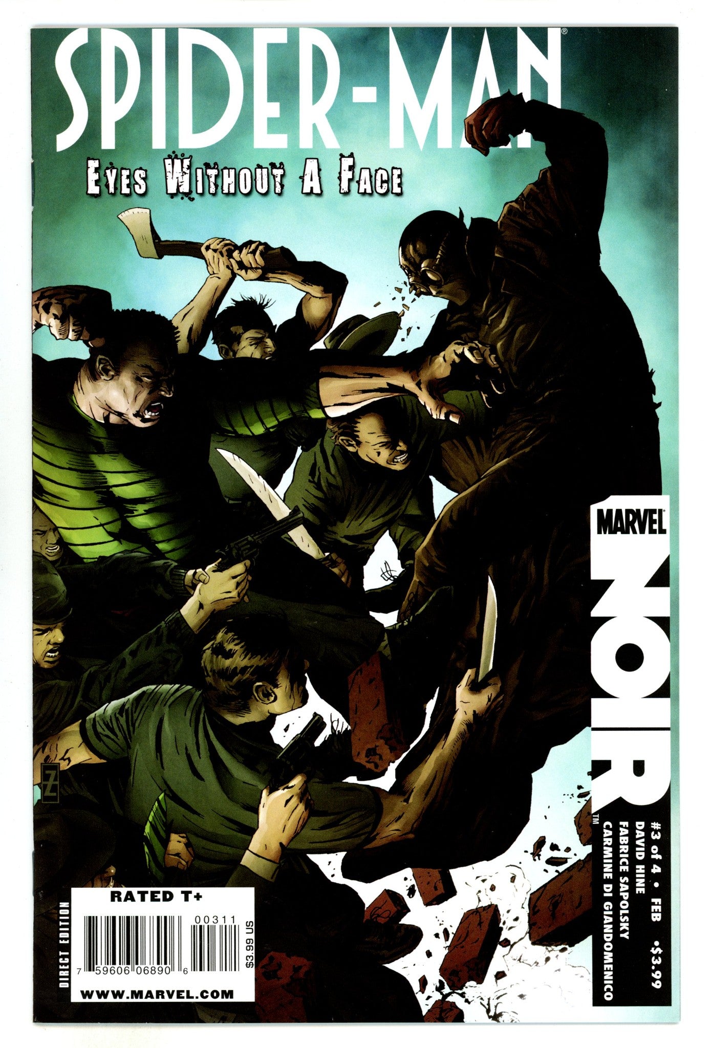 Spider-Man Noir: Eyes without a Face 3 NM- (9.2) (2010) 