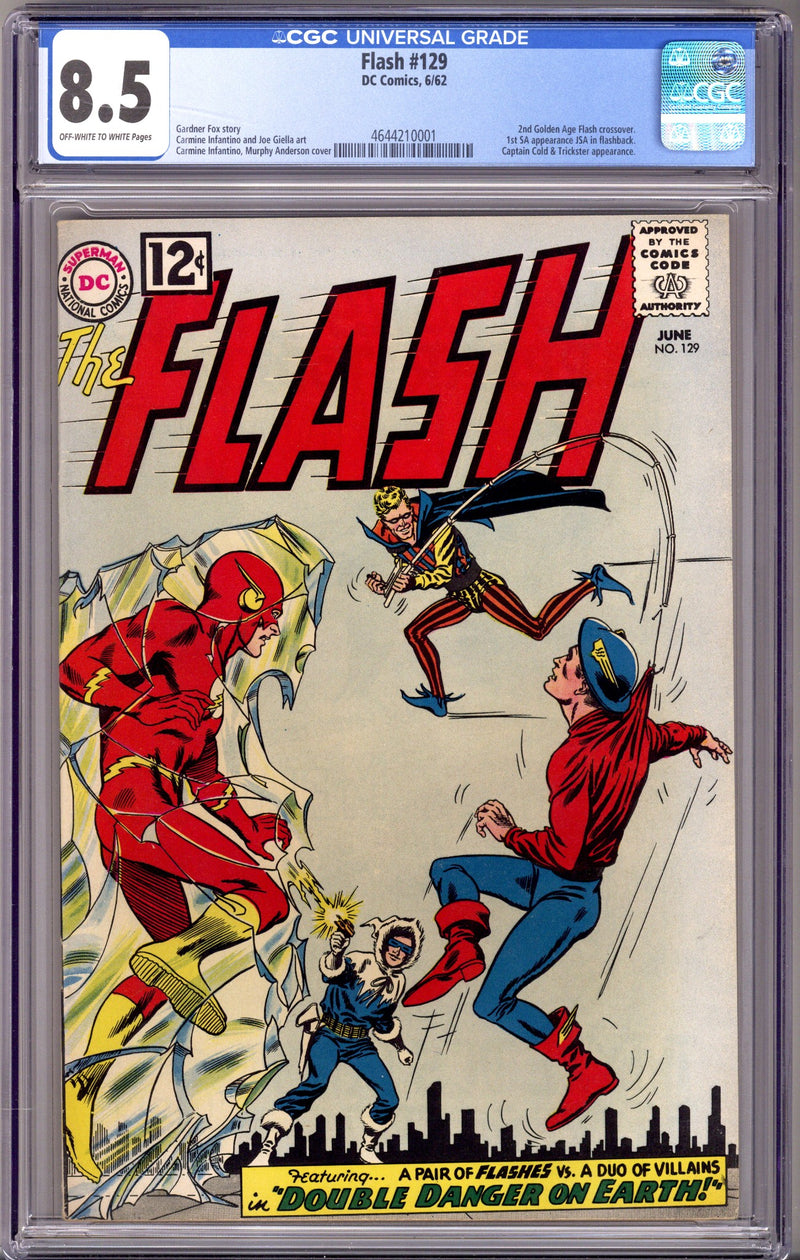 The Flash Vol 1 129 CGC 8.5 (VF+) (1962) 