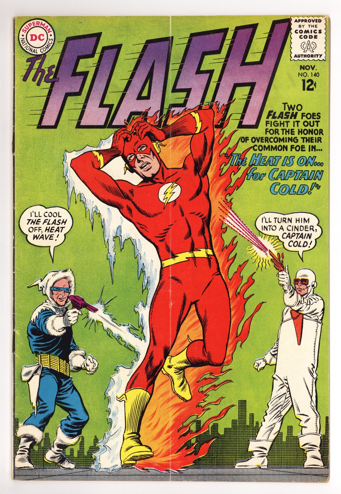 The Flash Vol 1 140 VG+ (4.5) (1963) 