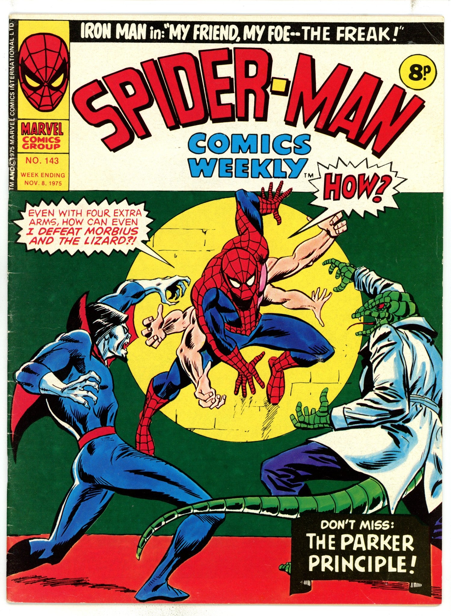 Spider-Man Comics Weekly 143 FN (6.0) (1975) 