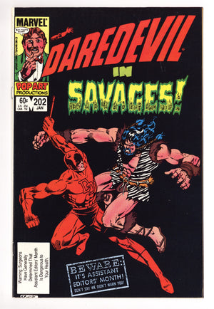 Daredevil Vol 1 202 Mid Grade (1984)