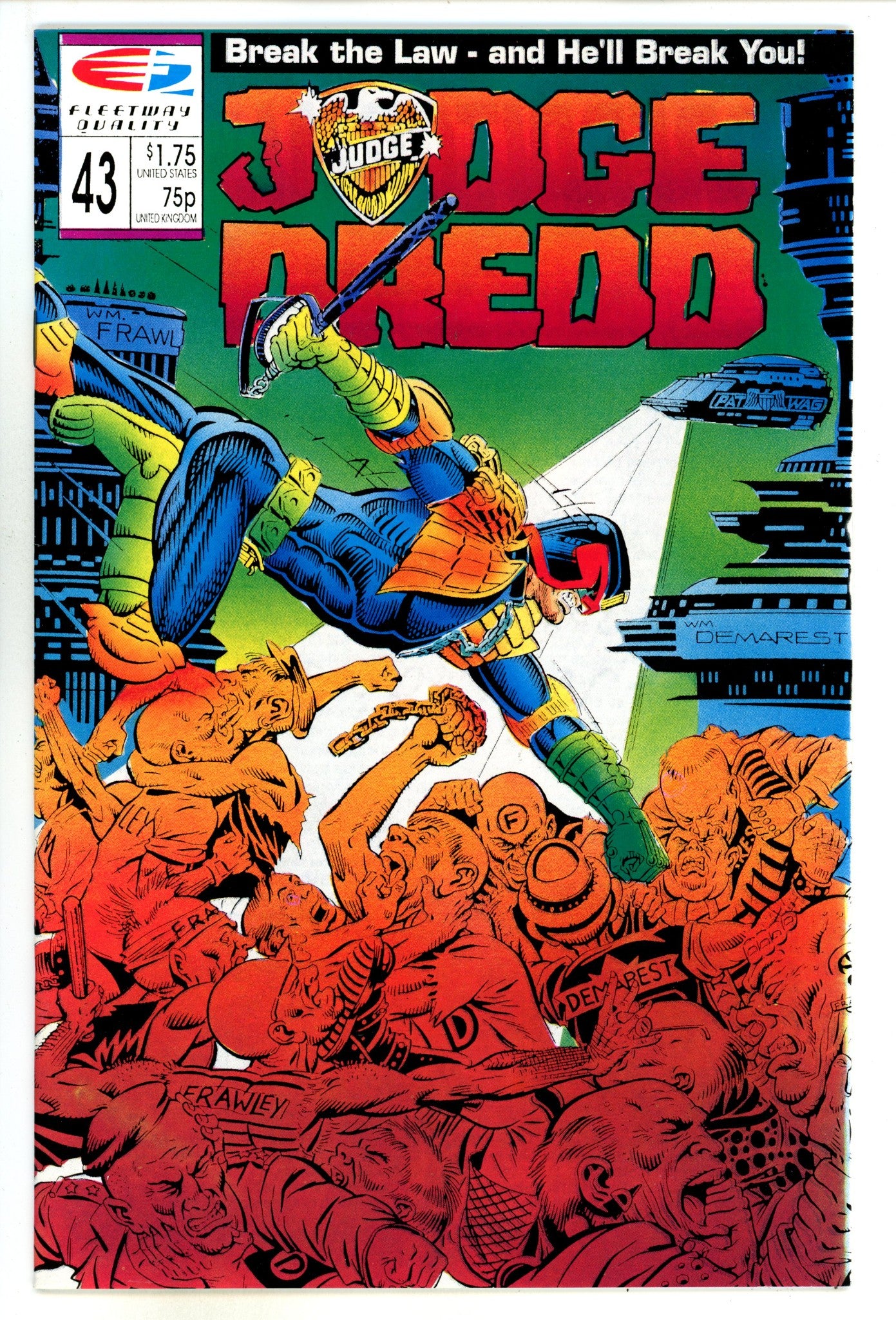 Judge Dredd Vol 2 43 High Grade (1990) 