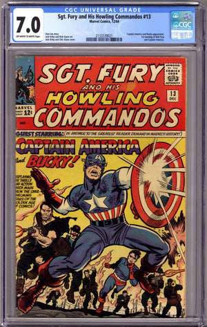Sgt. Fury 13 CGC 7.0 (FN/VF) (1964)