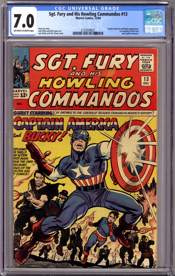 Sgt. Fury 13 CGC 7.0 (FN/VF) (1964)