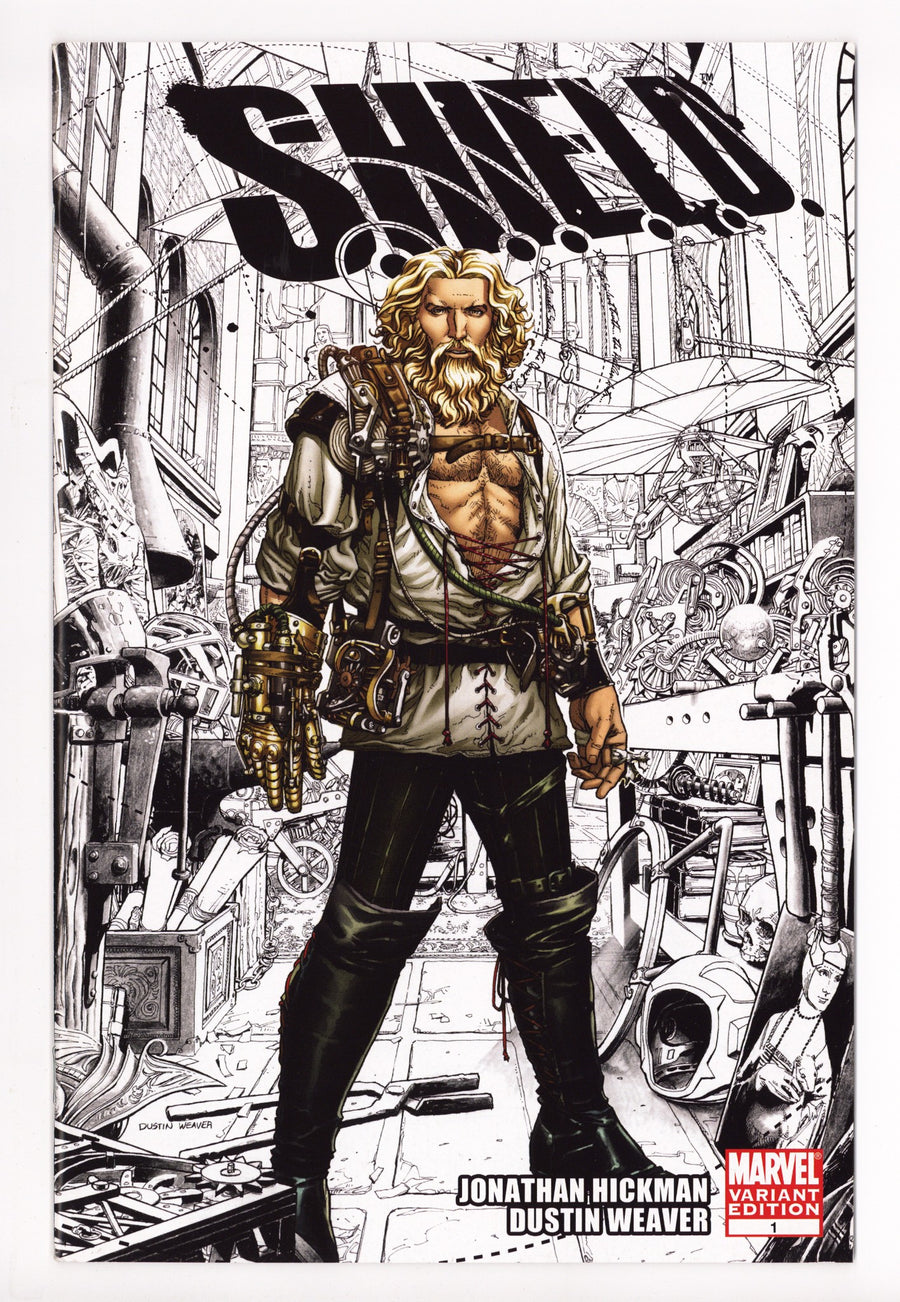 S.H.I.E.L.D. Vol 1 1 VF (8.0) (2010) Weaver B&W Variant 