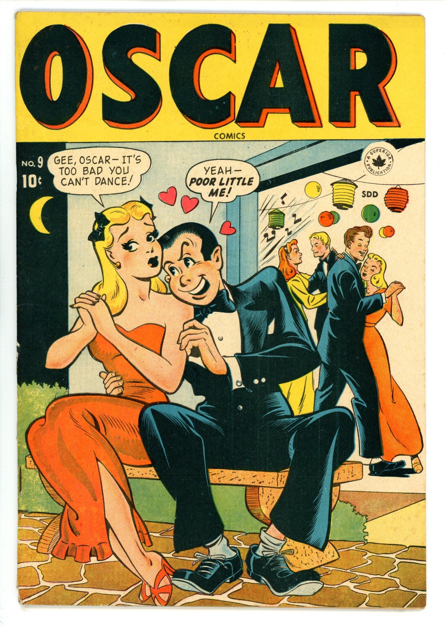 Oscar Comics 9 FN (6.0) (1949) Canadian Edition 