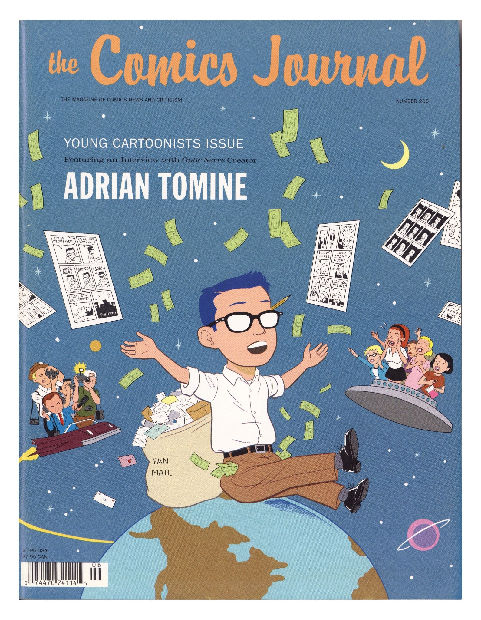 The Comics Journal 205 Mid Grade (1998) 