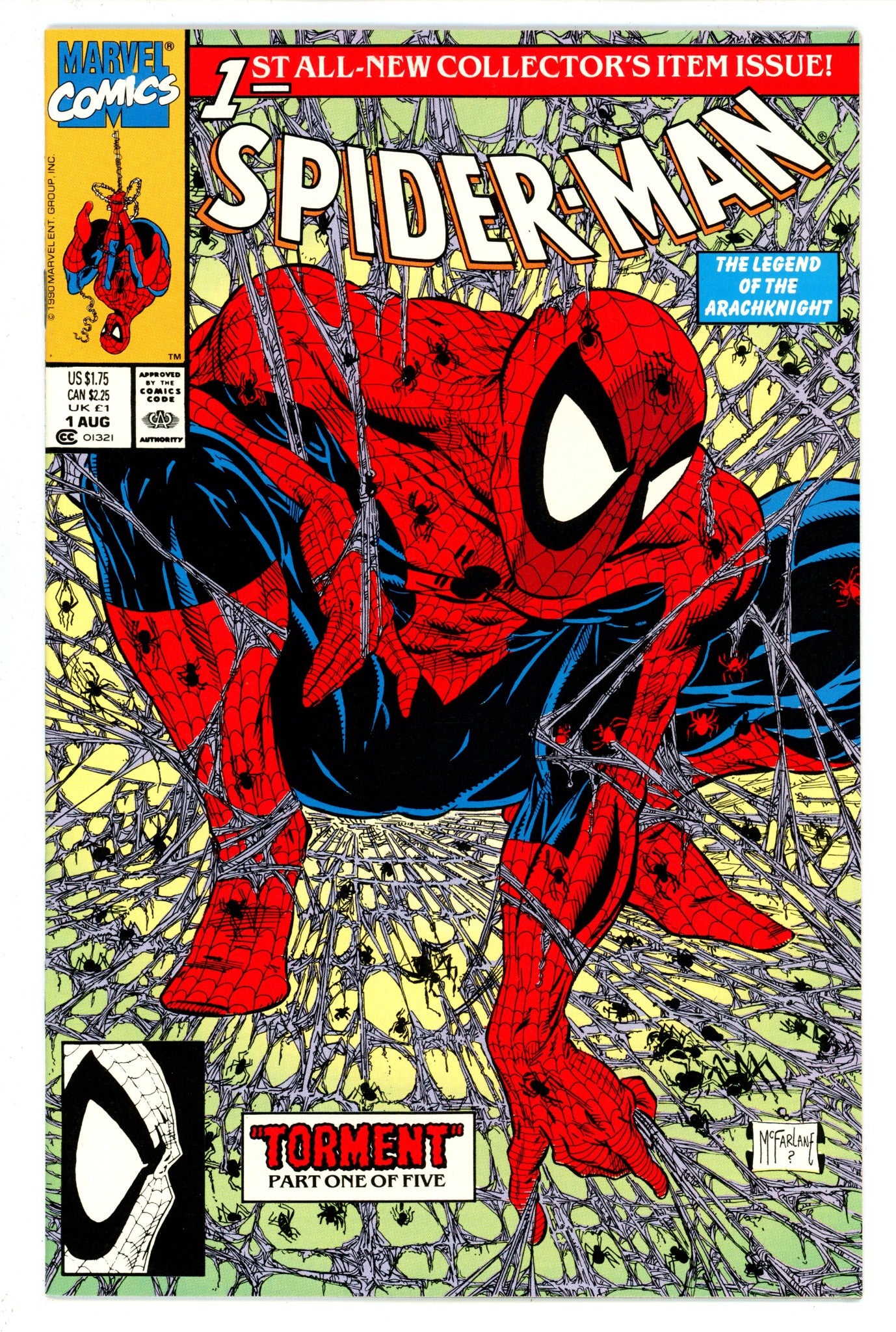 Spider-Man Vol 1 1 VF+ (8.5) (1990) 