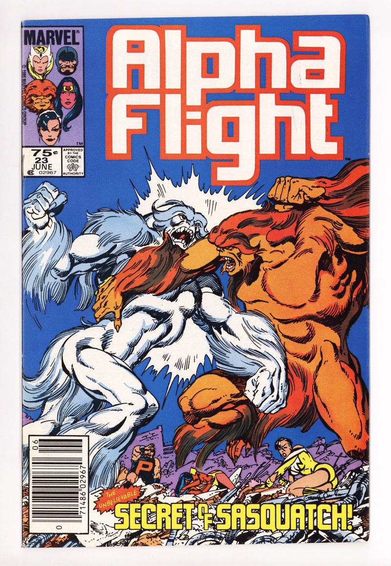 Alpha Flight Vol 1 23 FN- (5.5) (1985) Canadian Price Variant 