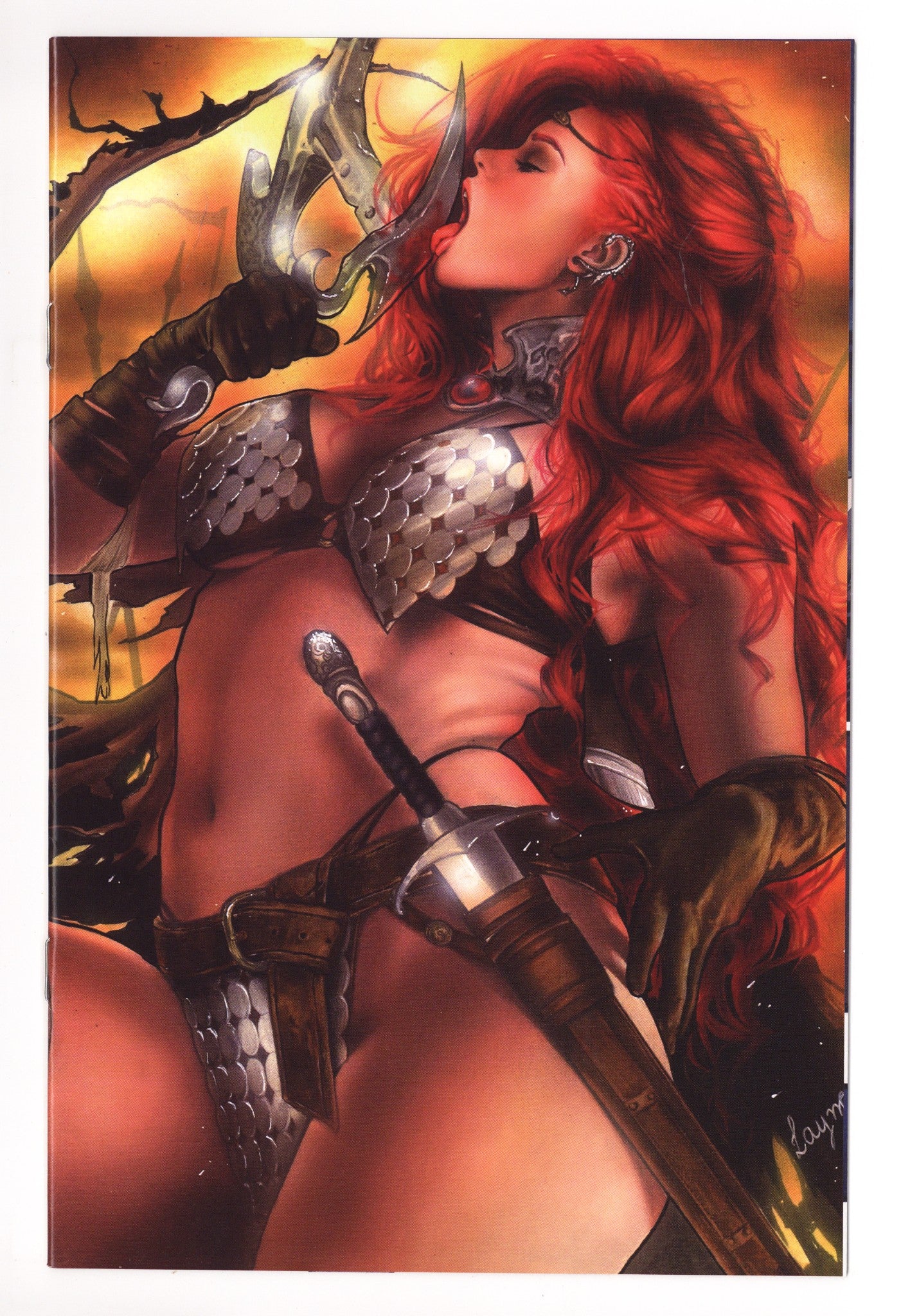 Red Sonja Valentine's Special [nn] High Grade (2022) Layne Virgin Exclusive Variant 