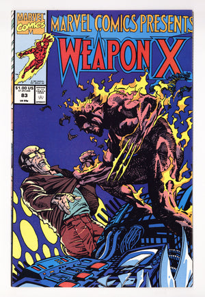 Marvel Comics Presents Vol 1 83  VF+ (8.5)   (1991)