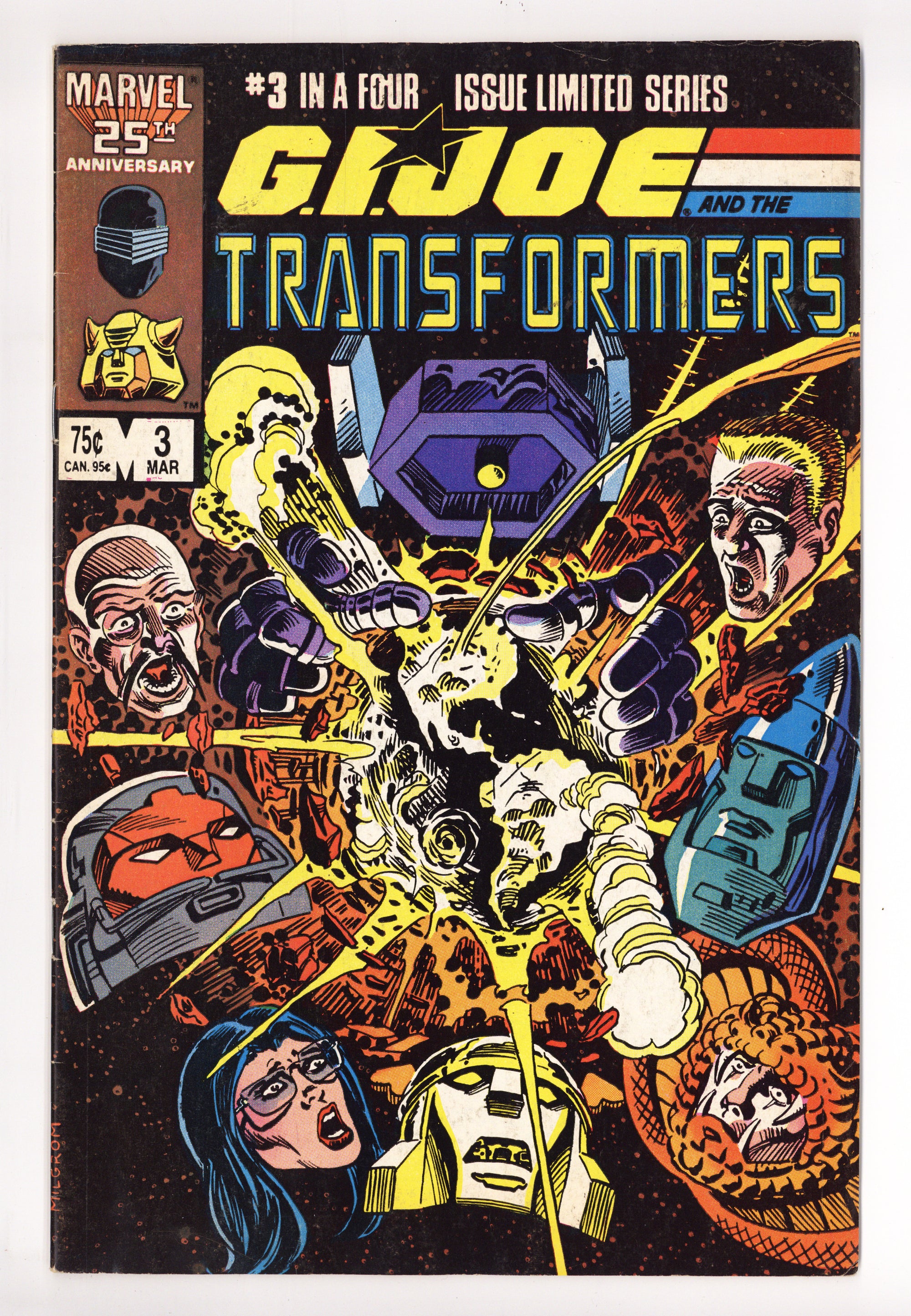 G.I. Joe and the Transformers 3 Mid Grade (1987) 
