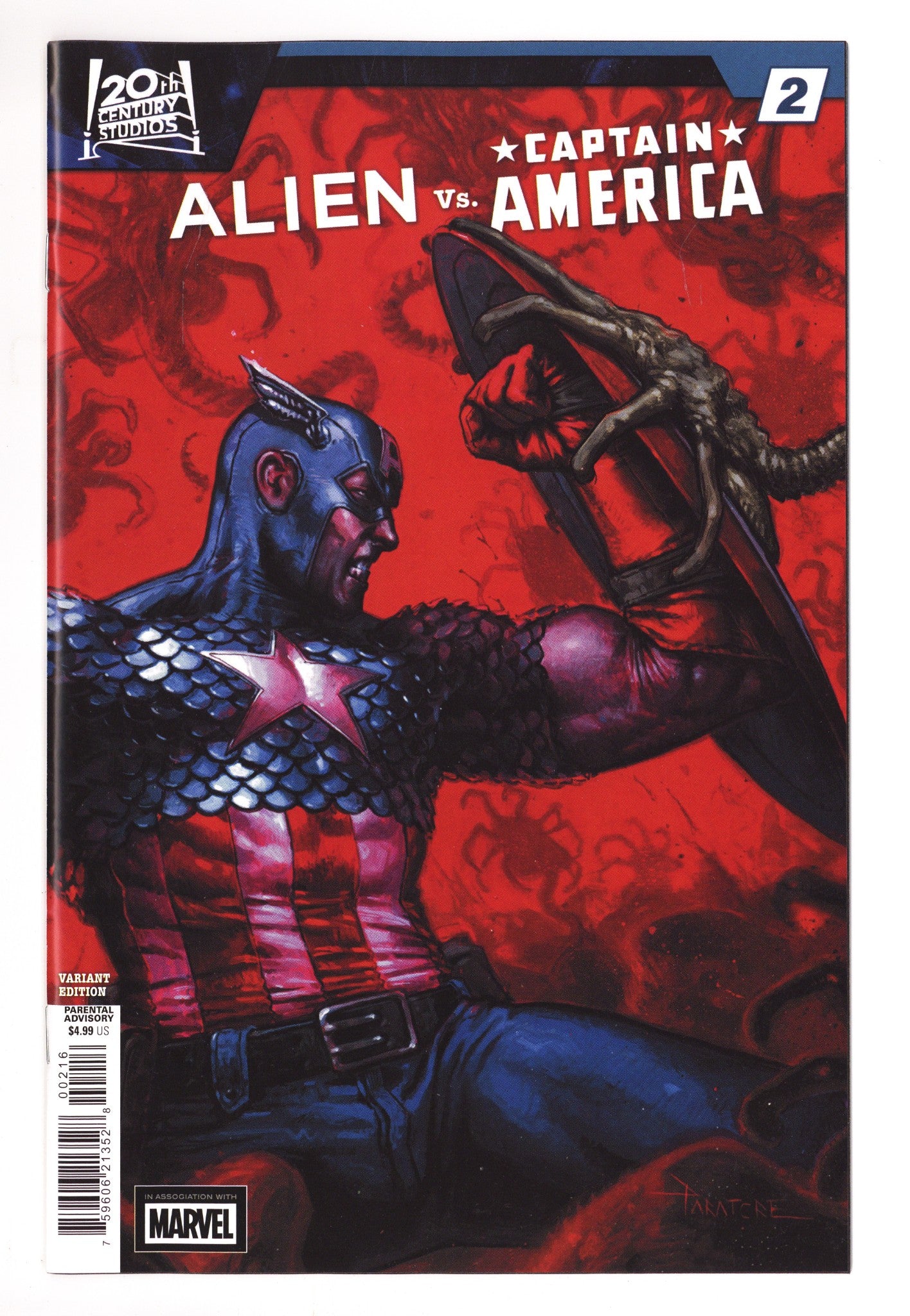 Alien Vs. Captain America 2 Paratore Incentive NM (2025)