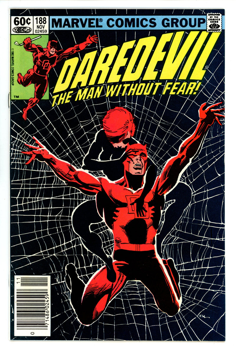 Daredevil Vol 1 188 VF+ (8.5) (1982) Newsstand 