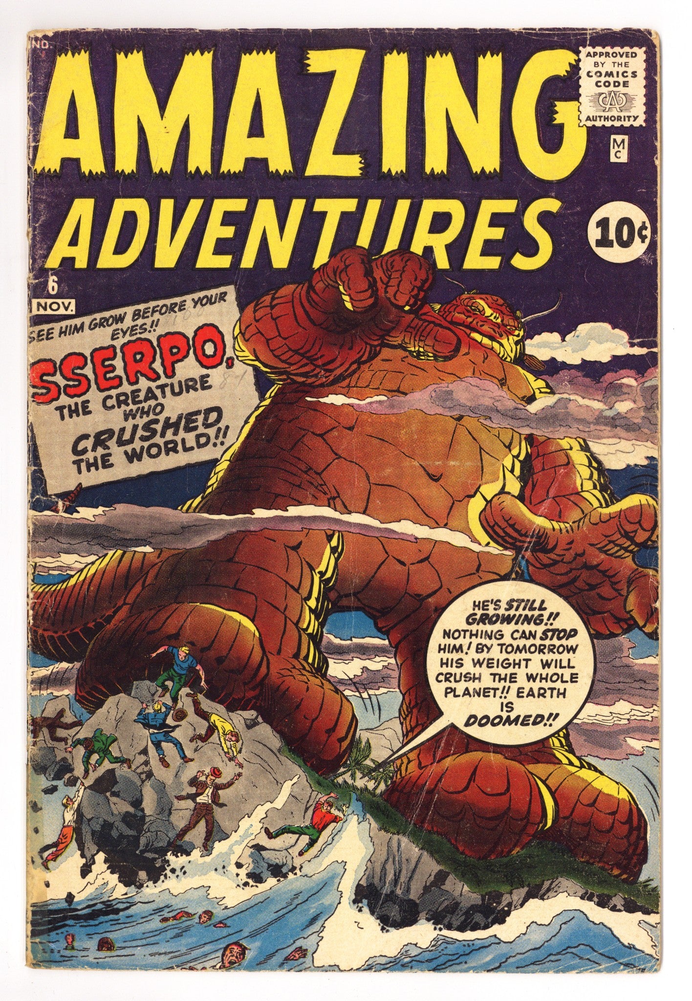 Amazing Adventures Vol 1 6 GD/VG (3.0) (1961) 
