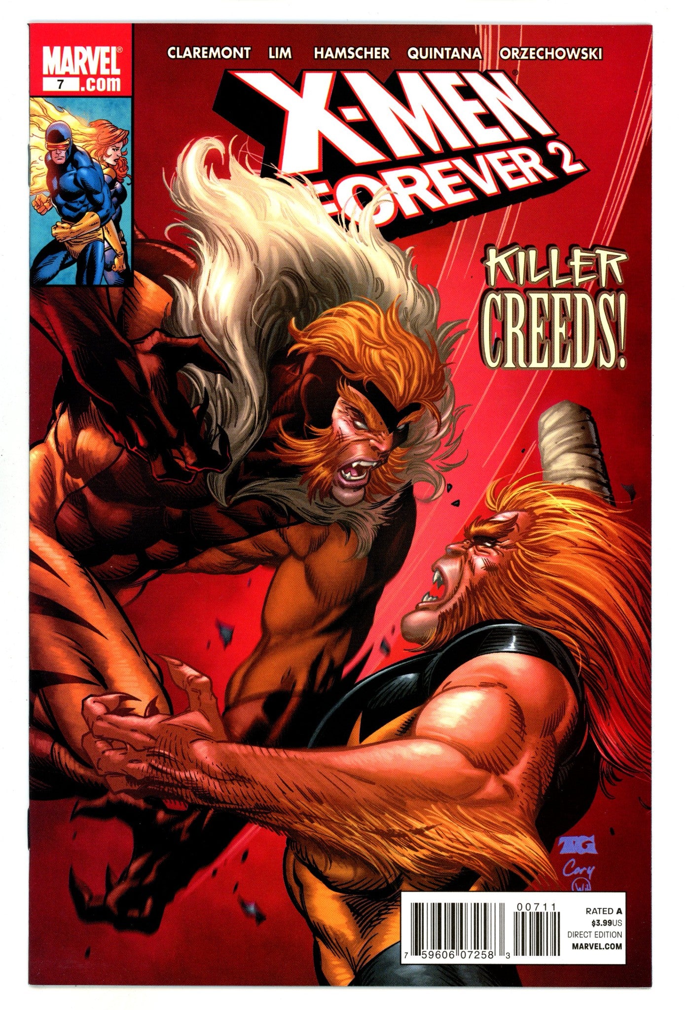 X-Men Forever 2  7  High Grade  (2010)  