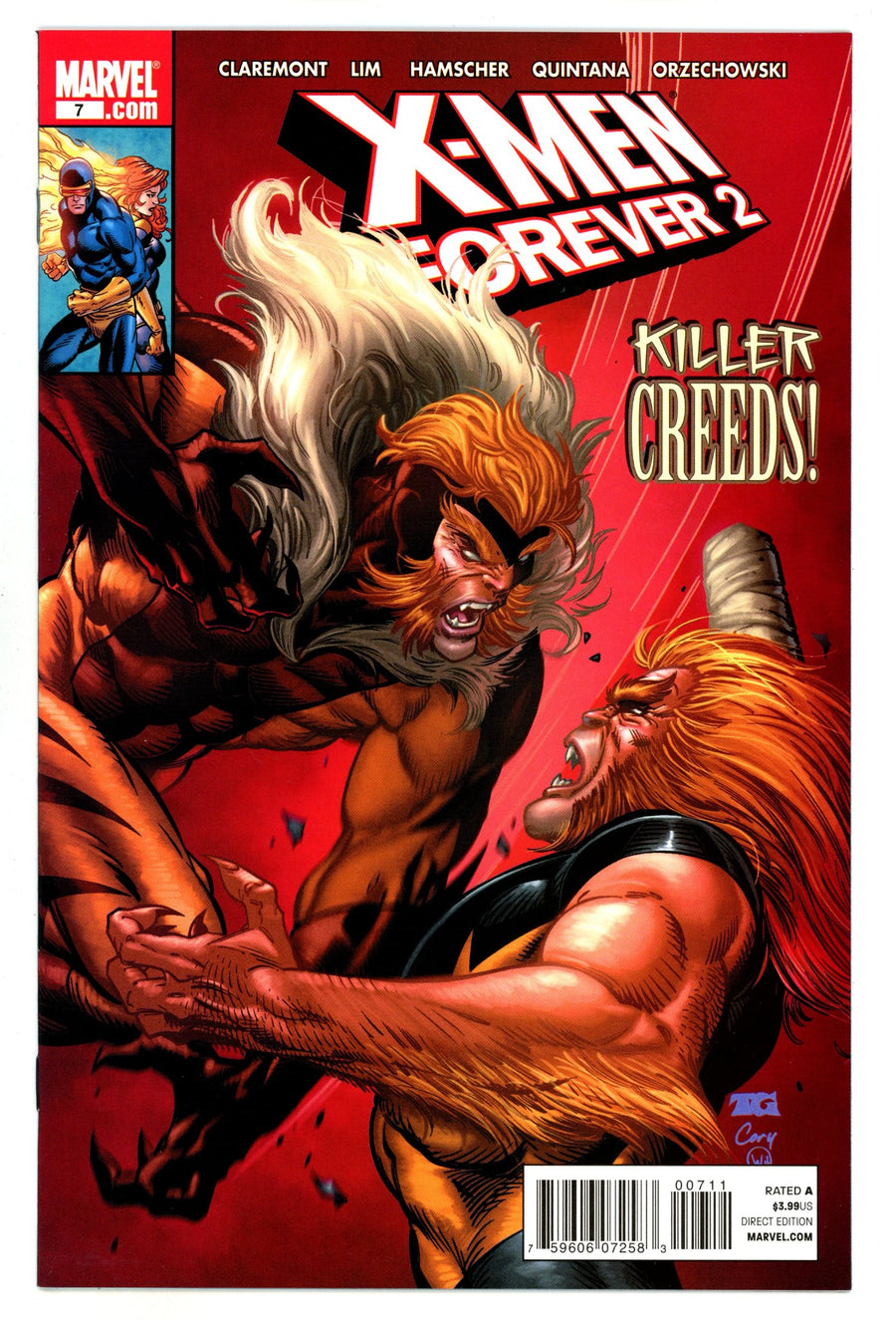 X-Men Forever 2  7  High Grade  (2010)  