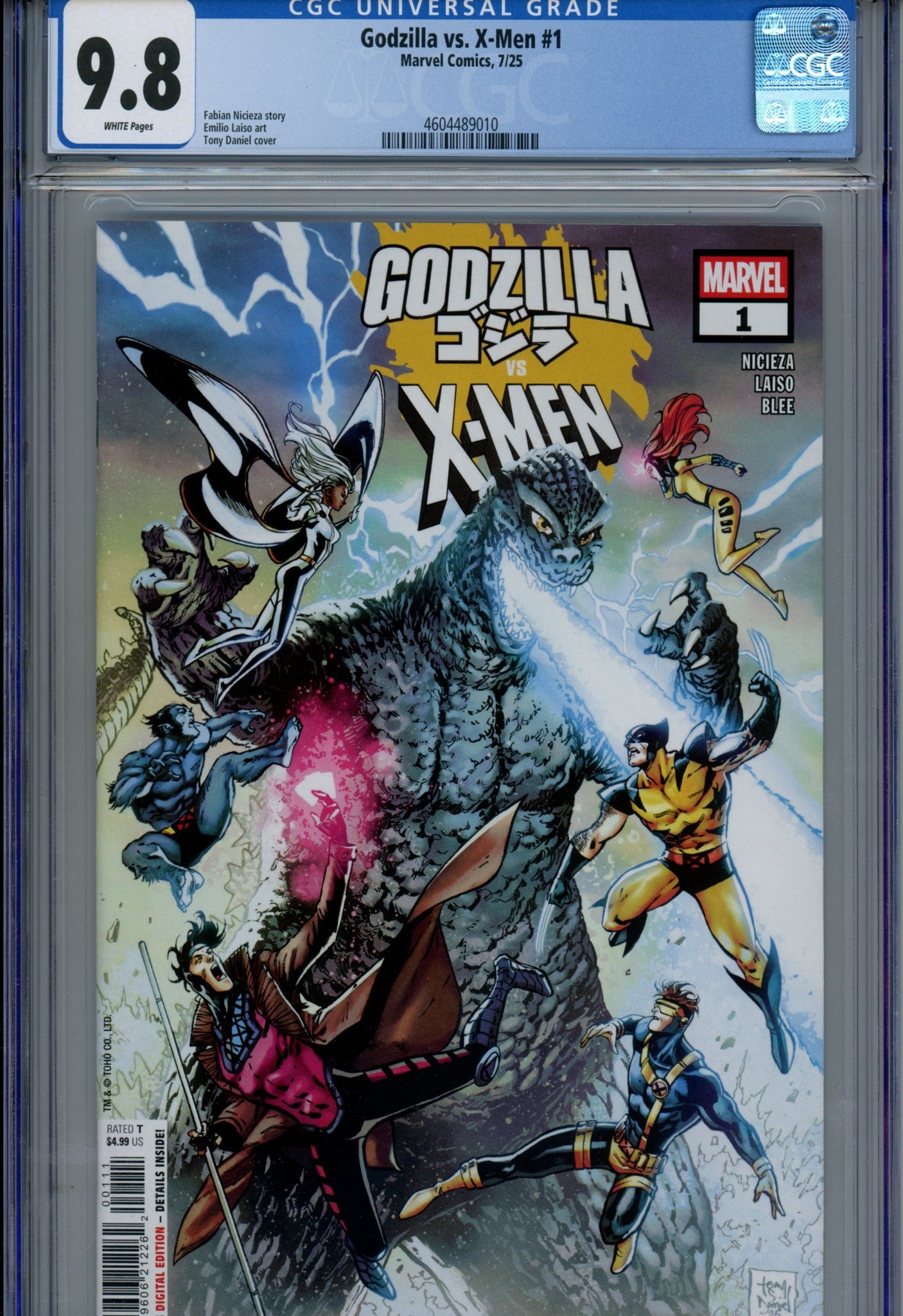 Godzilla vs. Spider-Man 1 CGC 9.8 (NM/M) (2025) 