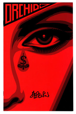 Orchid 1 VF+ (8.5) (2011) Fairey Incentive Variant Signed x1 Cover Scott Hepburn