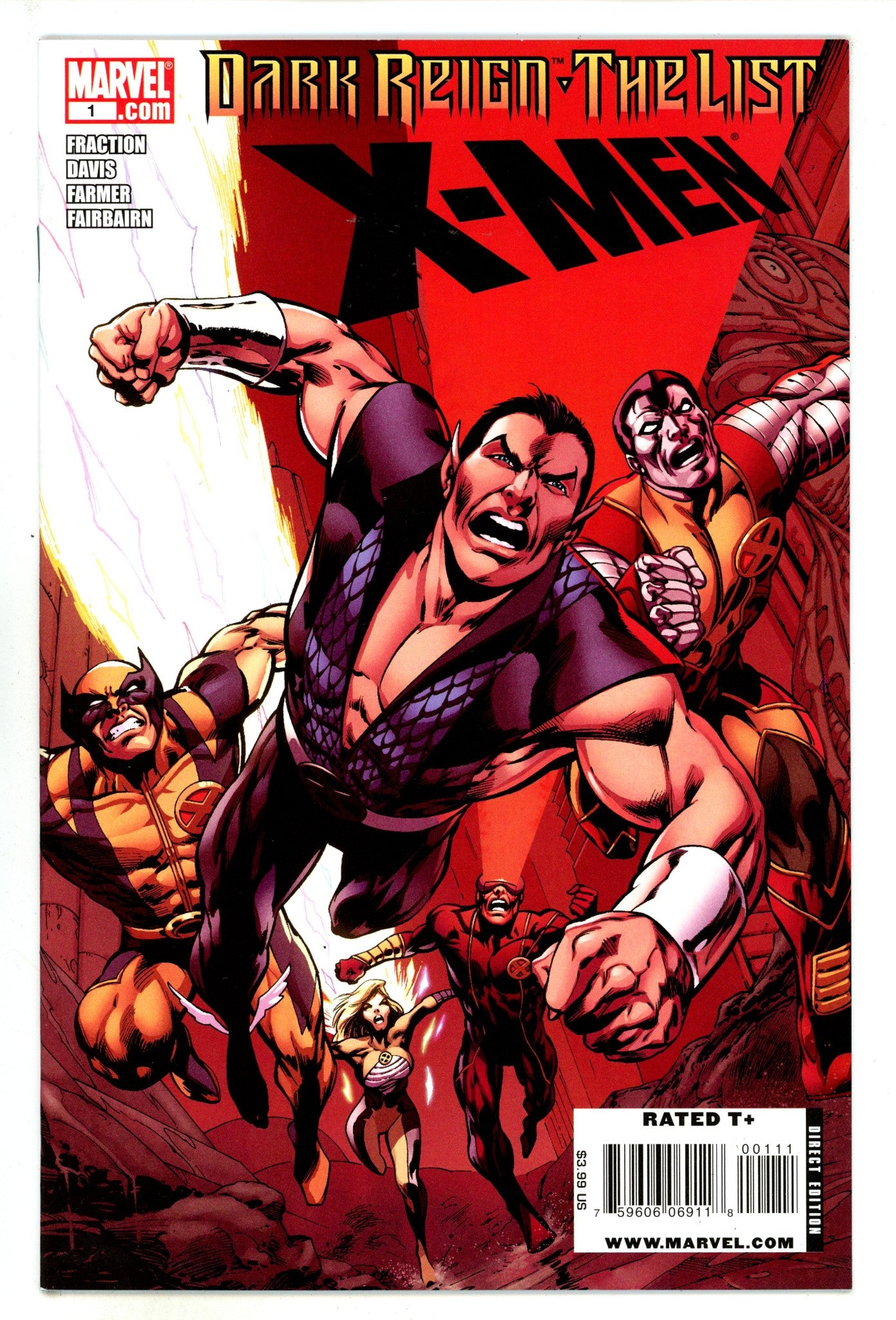 Dark Reign: The List - X-Men   1  High Grade   (2009)        