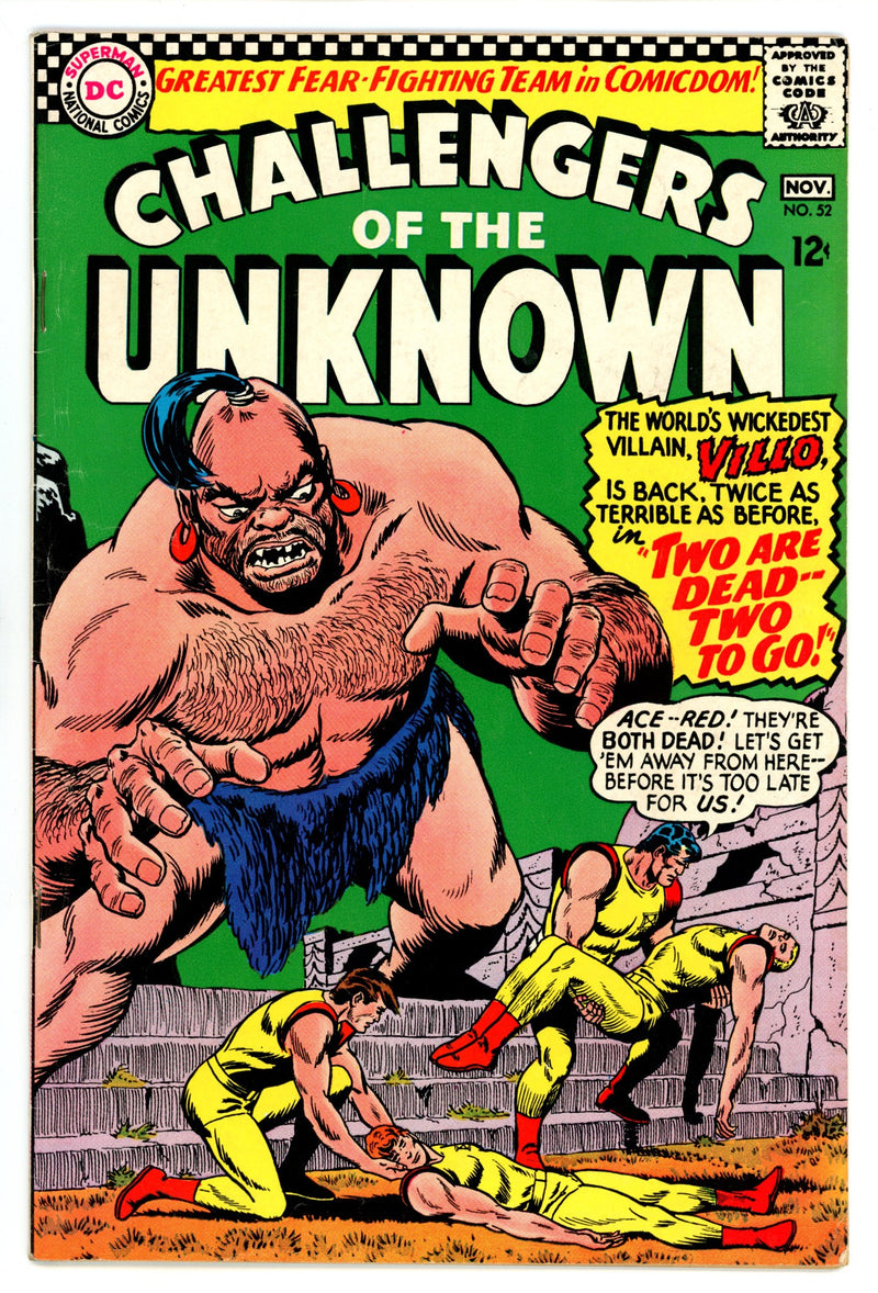 Challengers of the Unknown Vol 1 52 FN- (5.5) (1966) 
