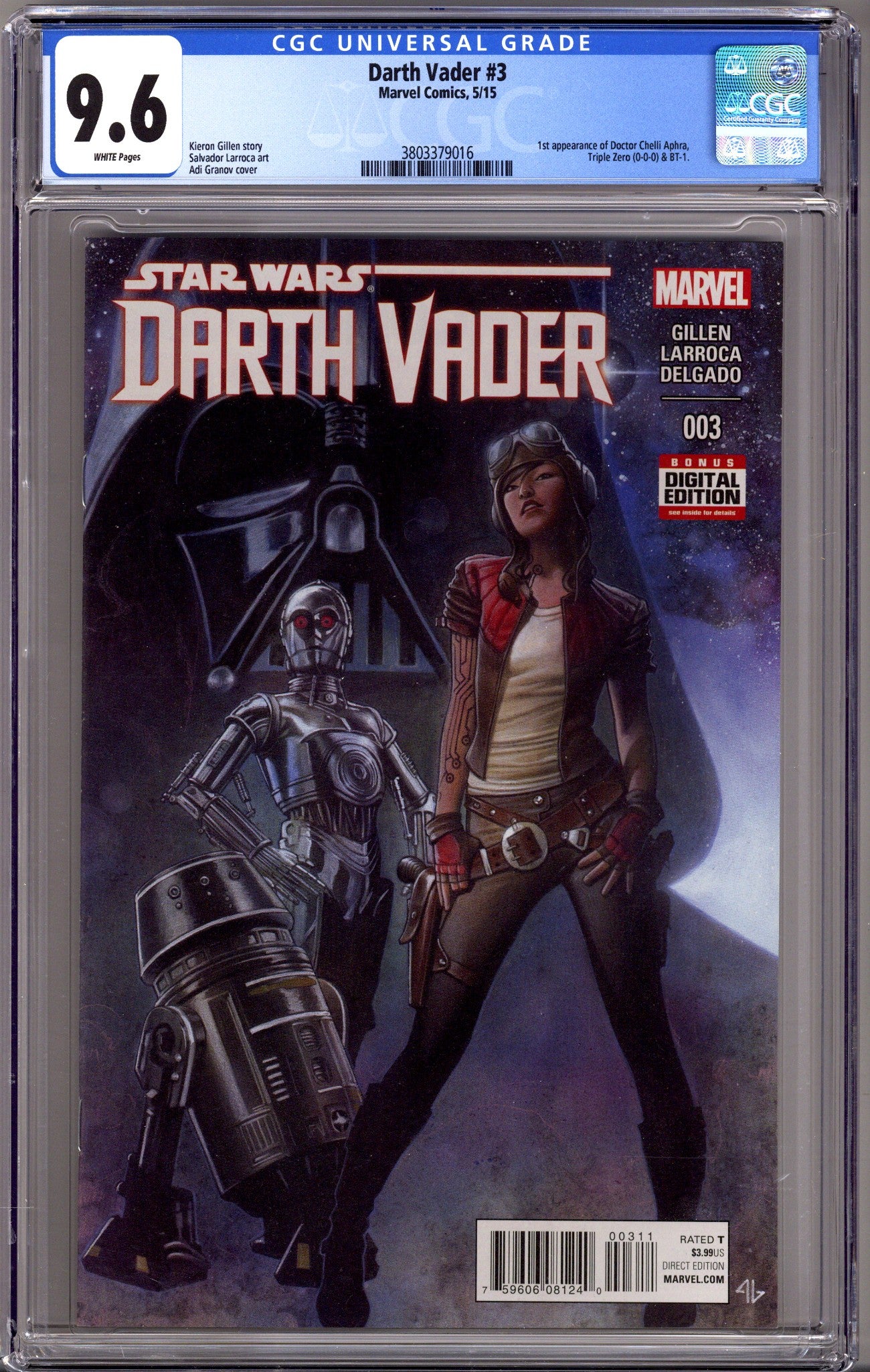 Darth Vader Vol 1 3 CGC 9.6 (NM+) (2015) 
