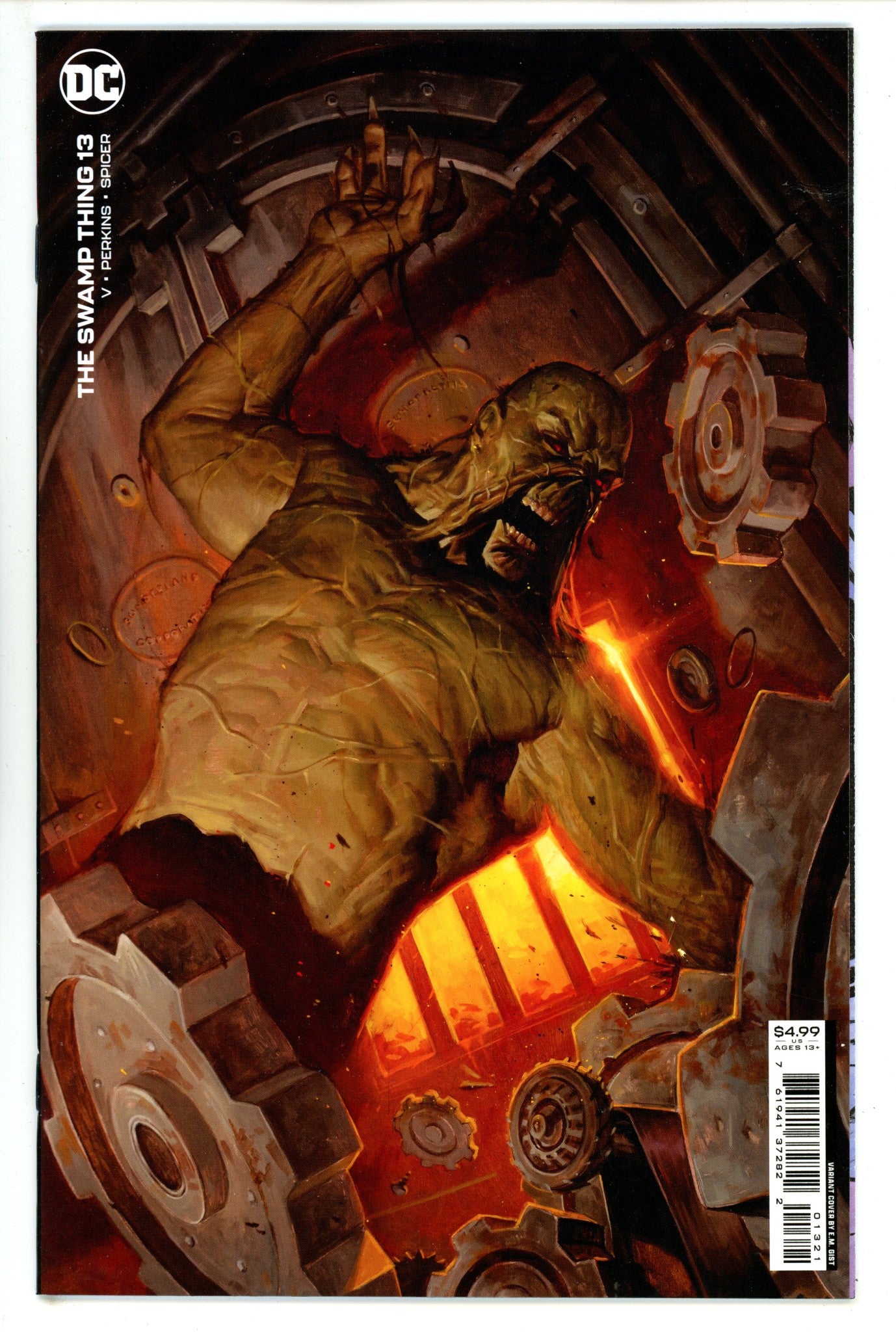The Swamp Thing Vol 7 13 High Grade (2022) Gist Variant 