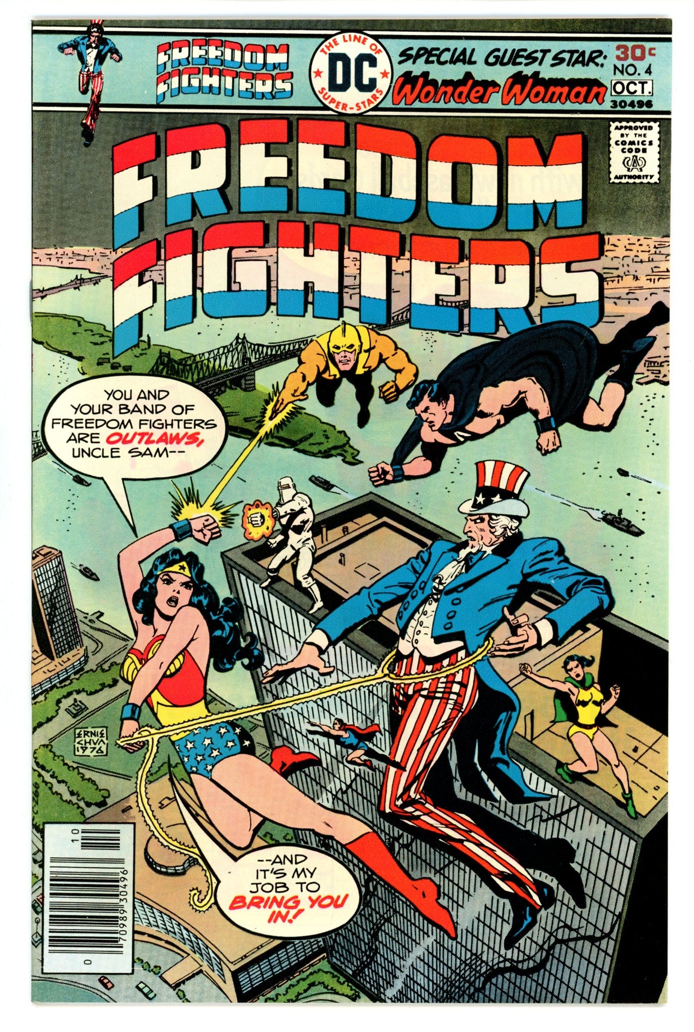 Freedom Fighters Vol 1 4 VF/NM (9.0) (1976) 