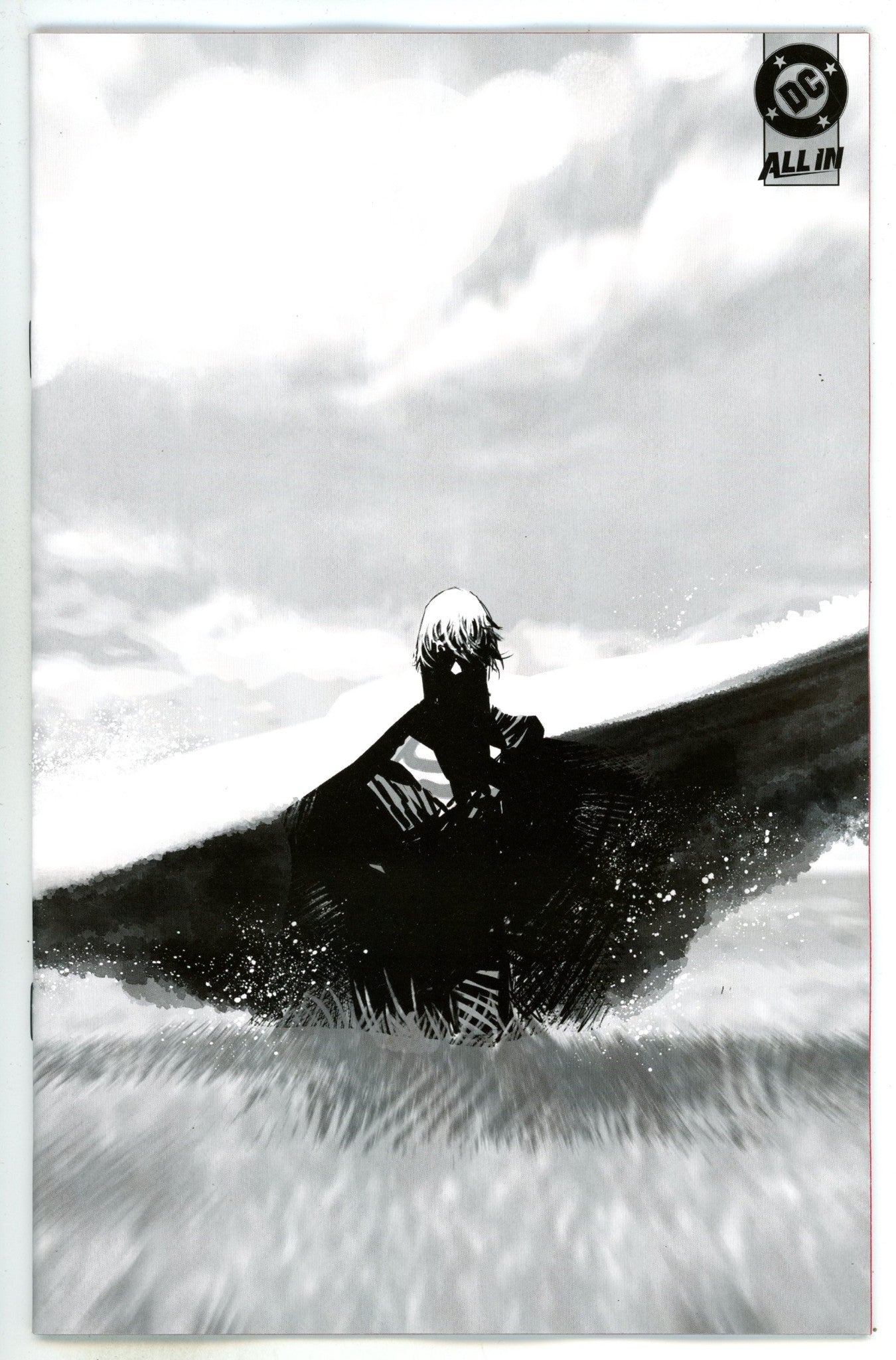 Absolute Superman 1 Sandoval 2nd Print B&W Incentive Variant NM (2024)