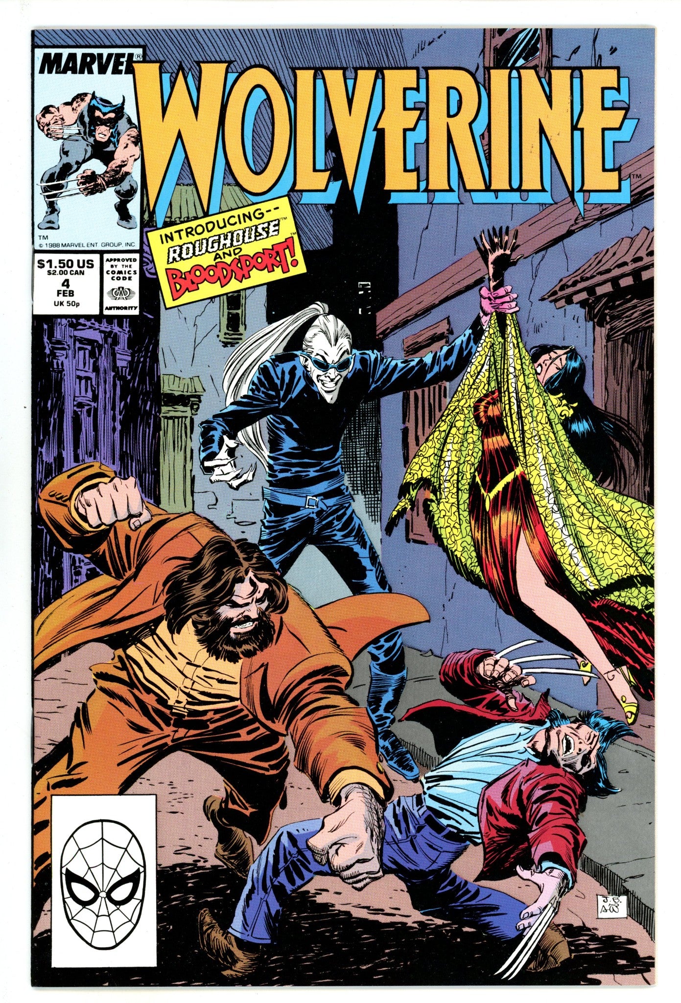 Wolverine Vol 2 4 VF (8.0) (1989) 