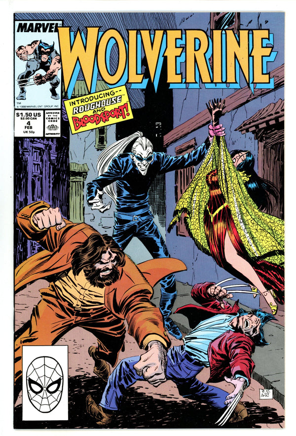 Wolverine Vol 2 4 VF (8.0) (1989)
