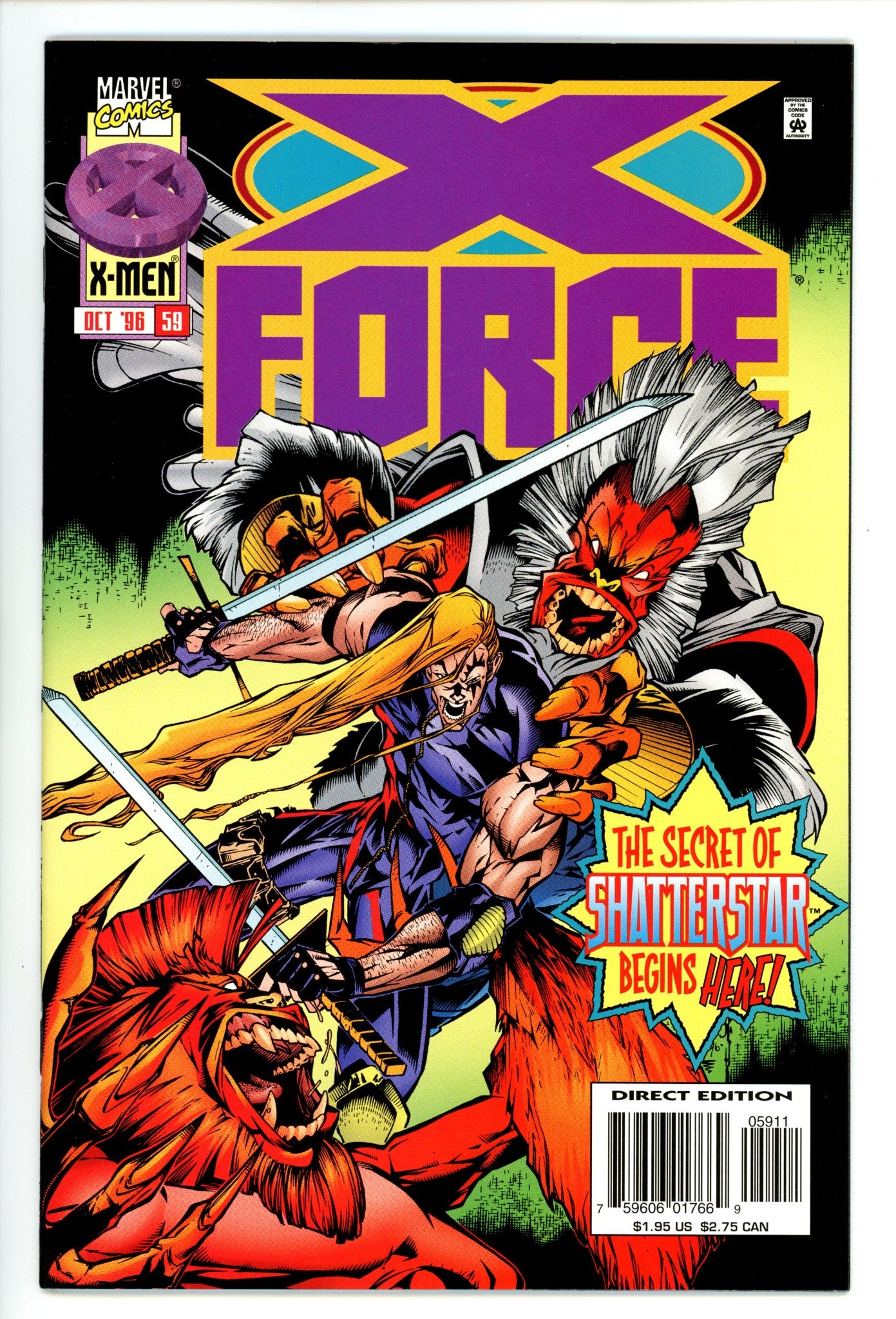 X-Force Vol 1 59 High Grade (1996) 